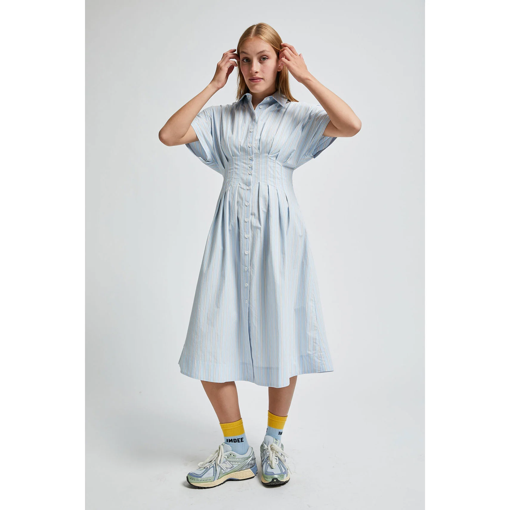 Indee Sky Blue Valois Dress - Image 2