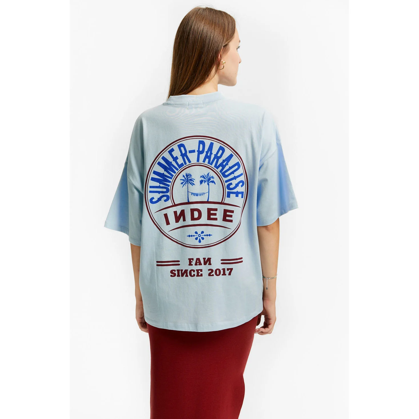 Indee Sky Blue Vibes Tee - Image 3