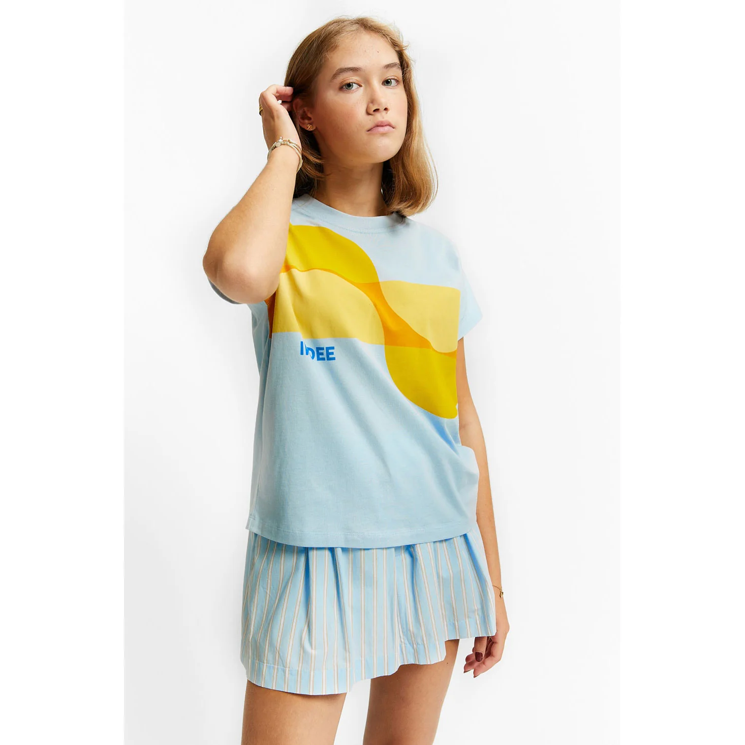 Indee Sky Blue Vision Tee - Image 2