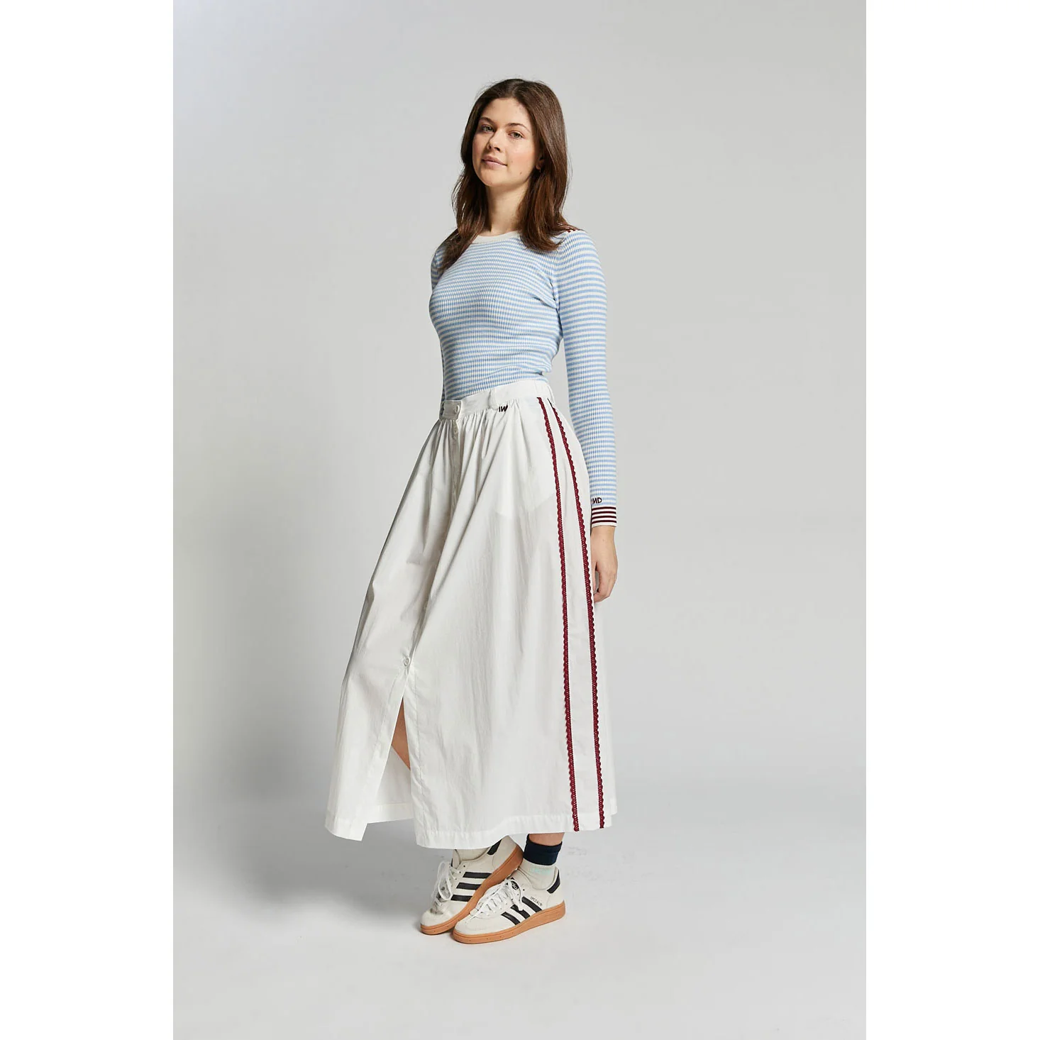 Indee White Valduchesse Skirt - Image 2