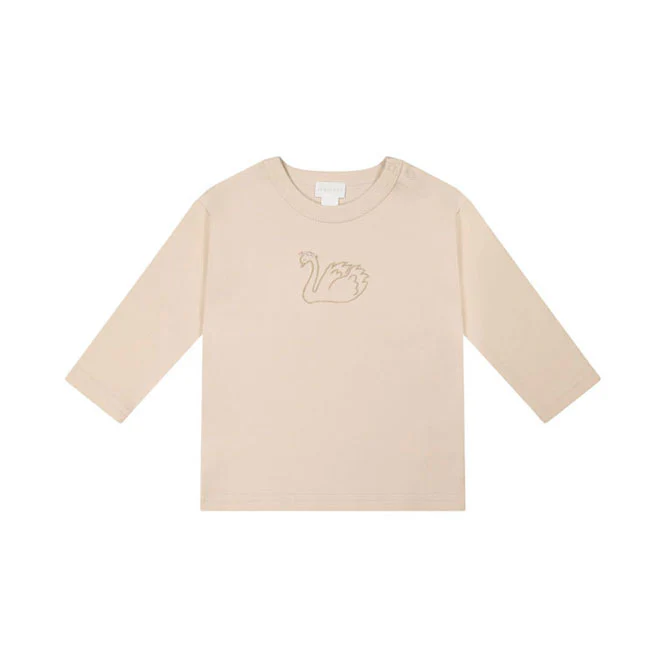 Jamie Kay Arnold Pima Cotton Long Sleeve Top - Misty Pink