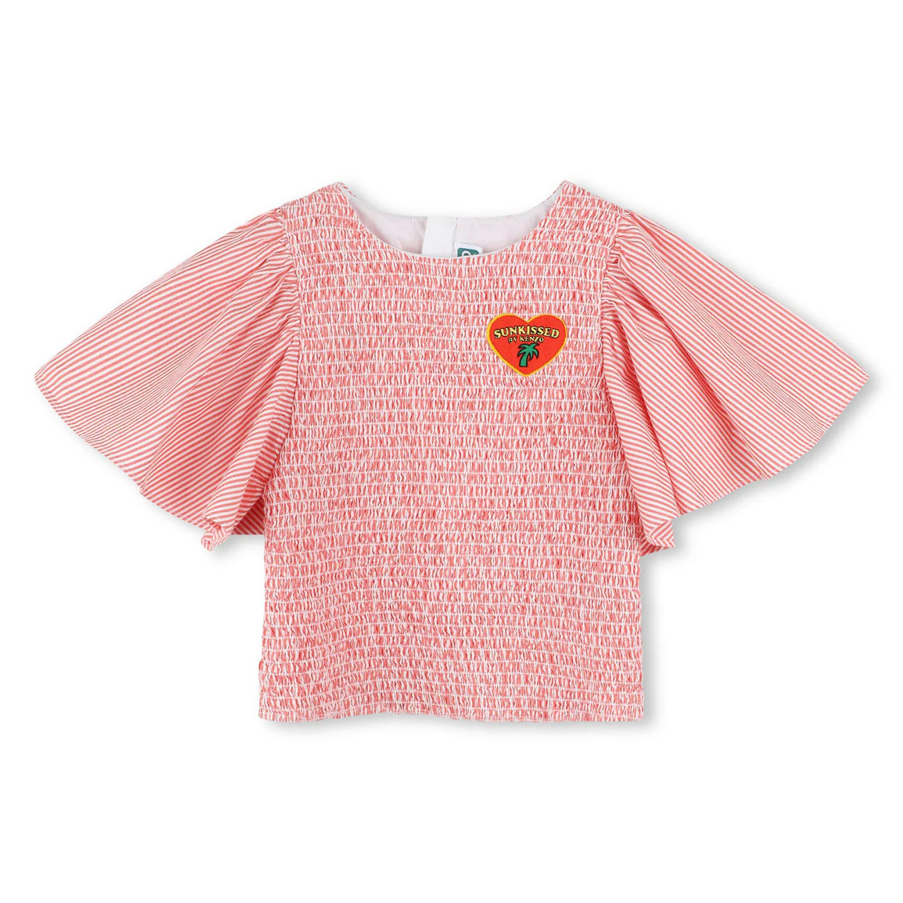 Kenzo Bright Red Fancy Blouse