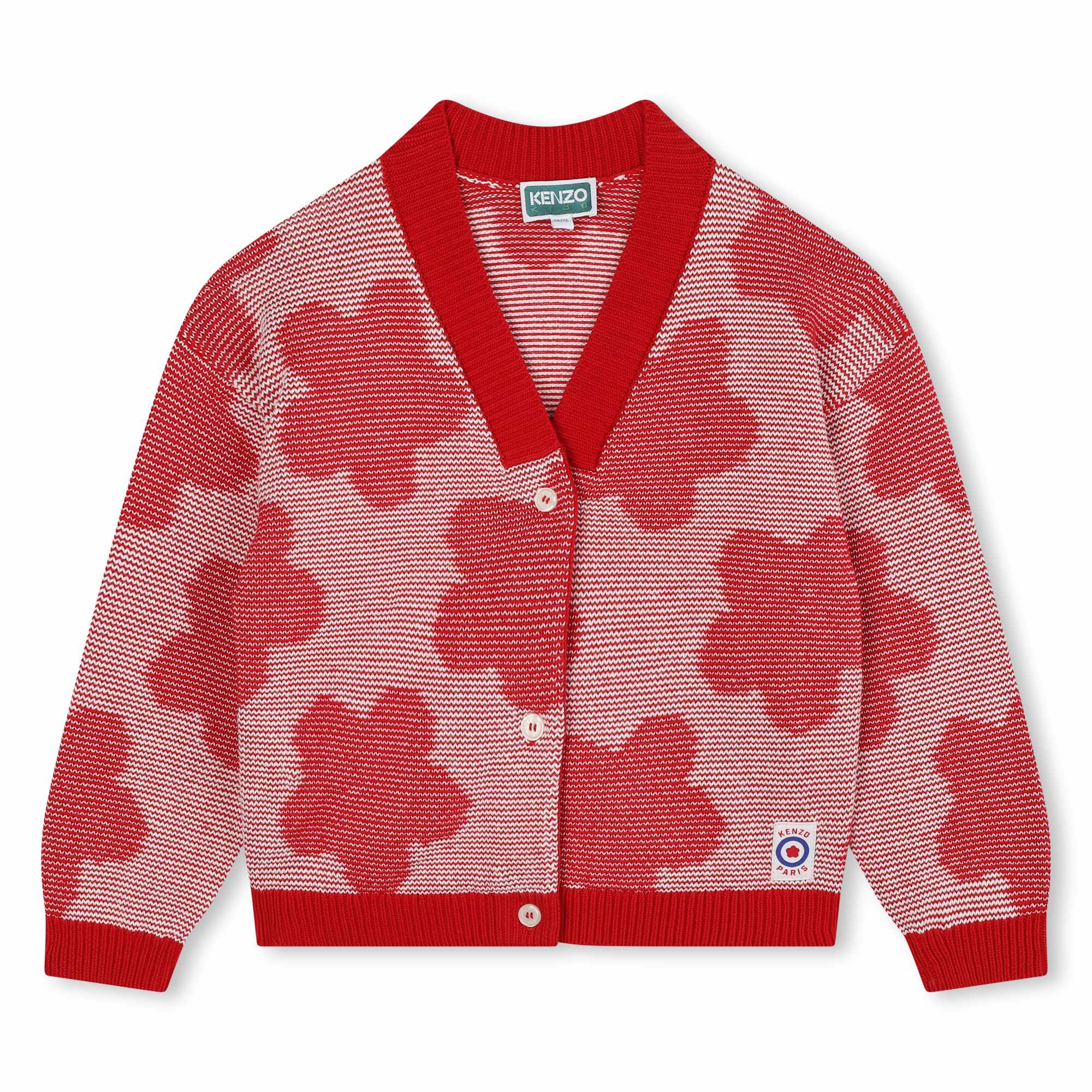 Kenzo Dark Red Knitted Cardigan