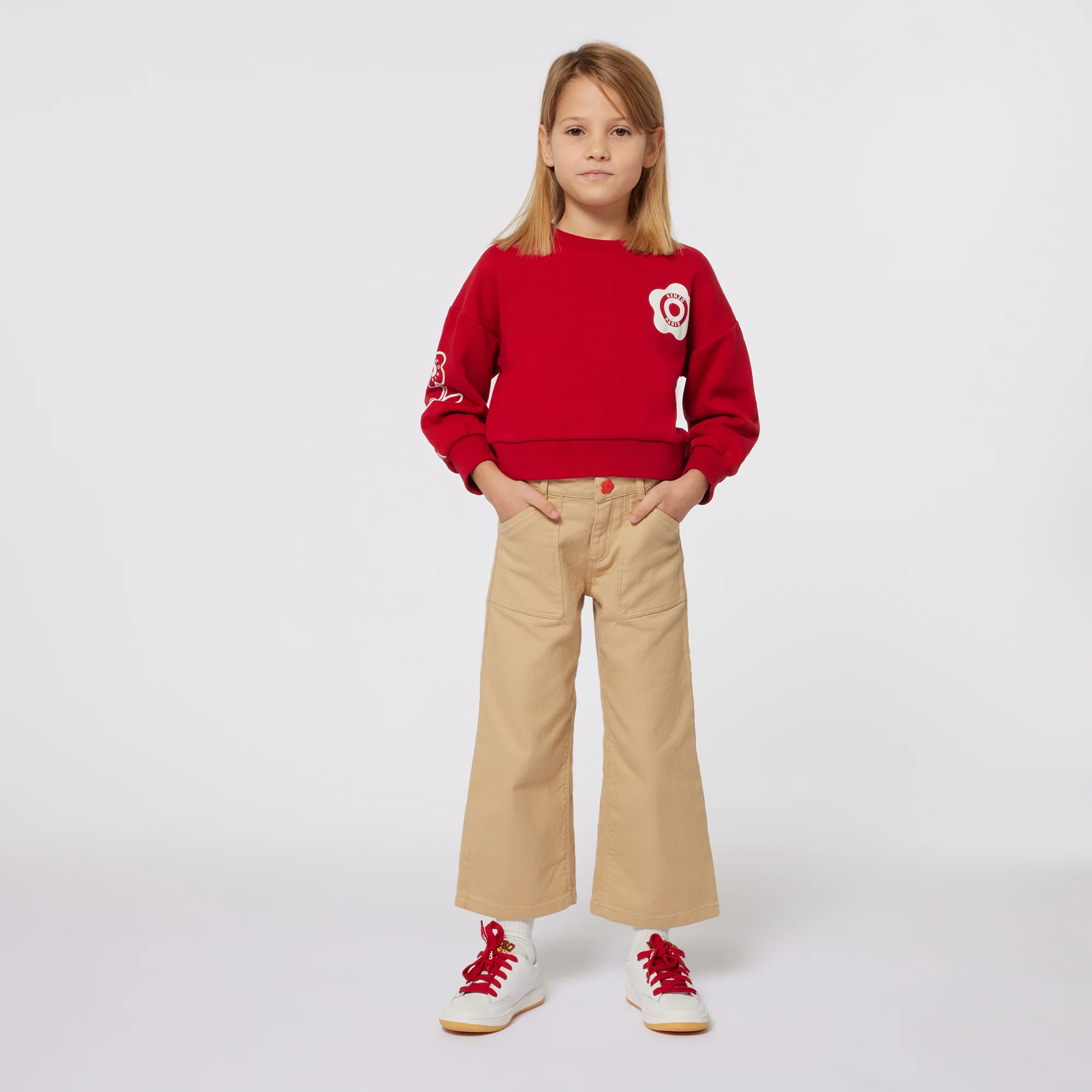 Kenzo Dark Red Sweatshirt - Image 2