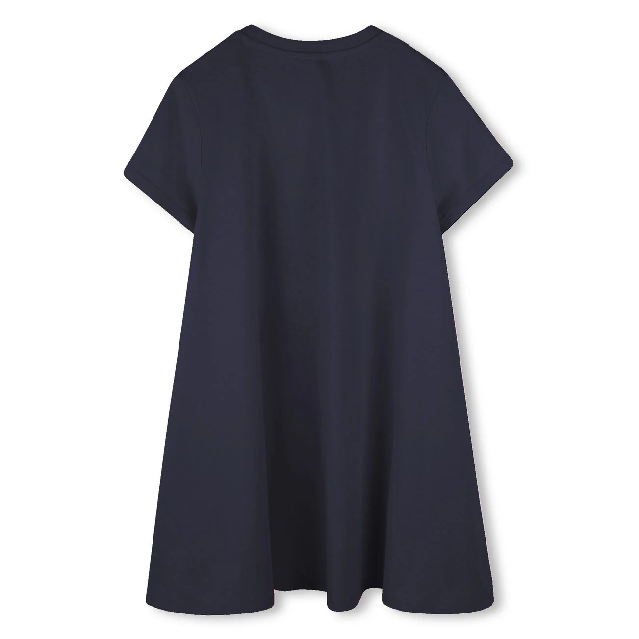 Kenzo Navy Flower Logo Dress - Image 2