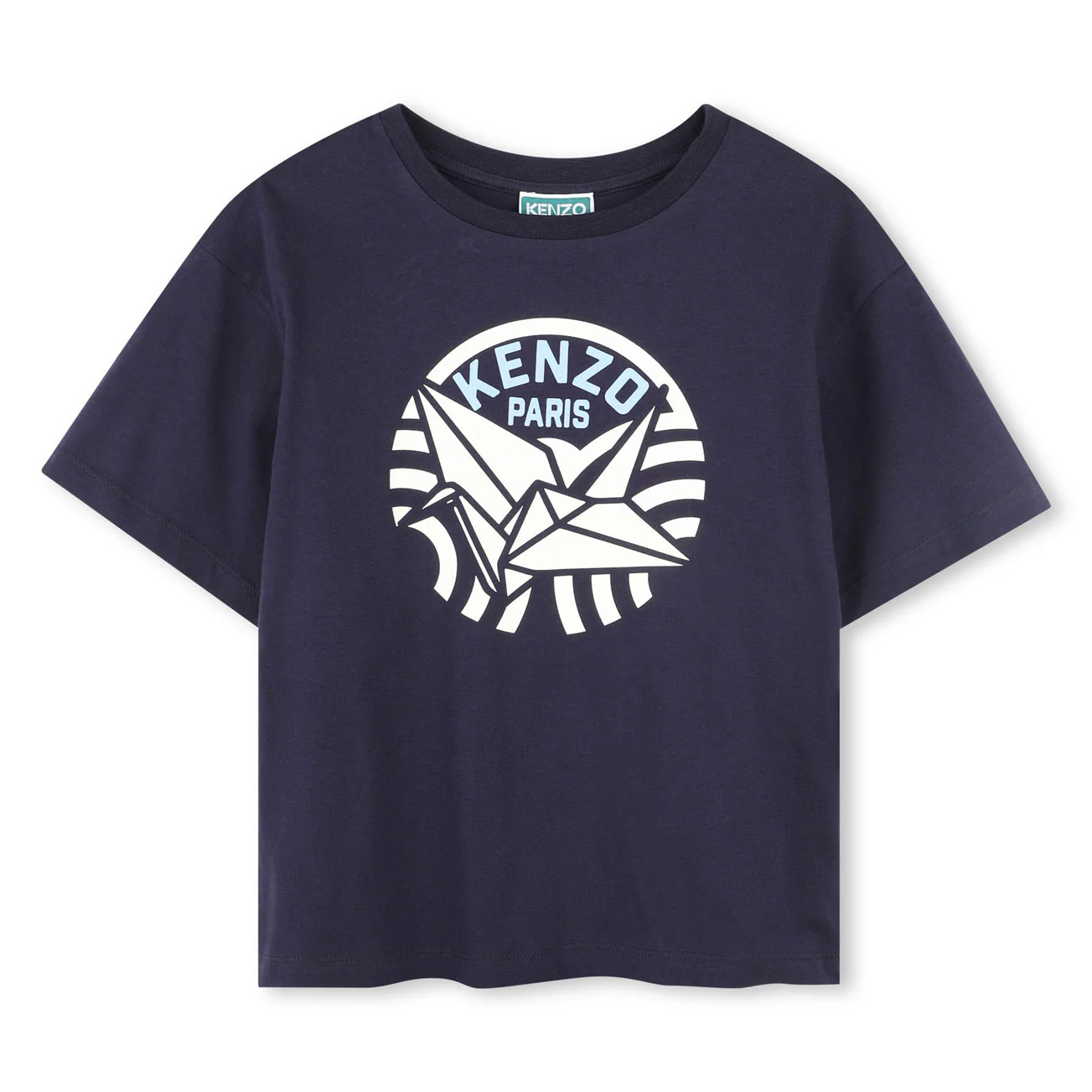 Kenzo Navy Graphic Logo Tee