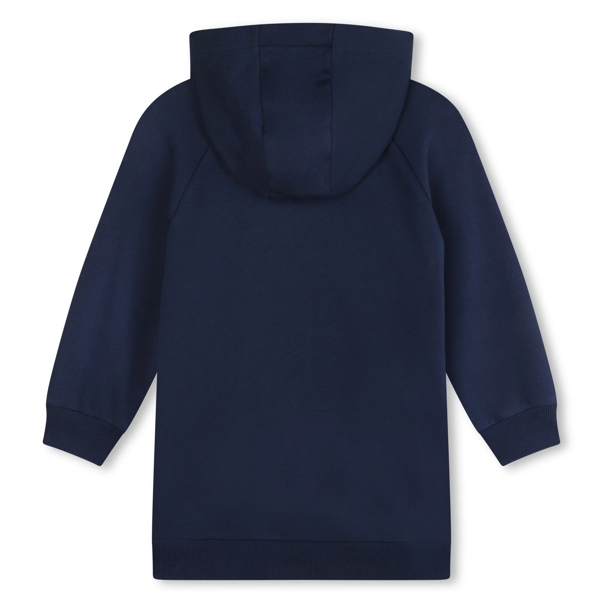 Kenzo Navy Logo Hoodie Dress - Image 2
