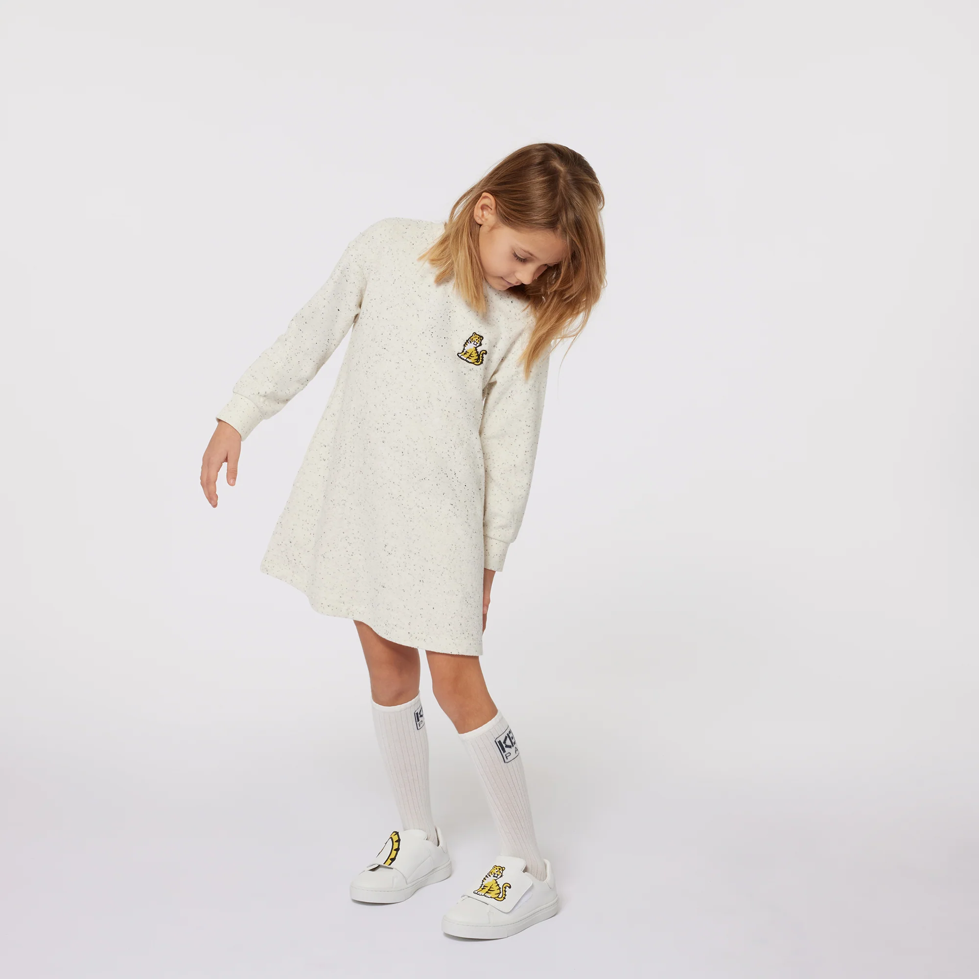 Kenzo Off White Marle Terry Towel Dress - Image 2