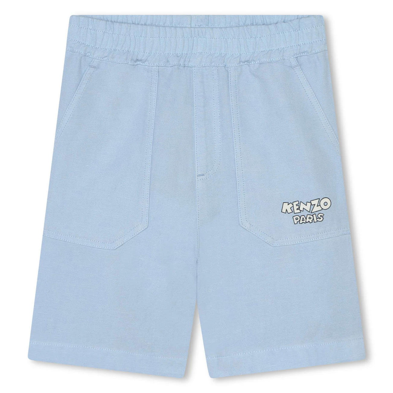 Kenzo Pale Blue Bermuda Shorts