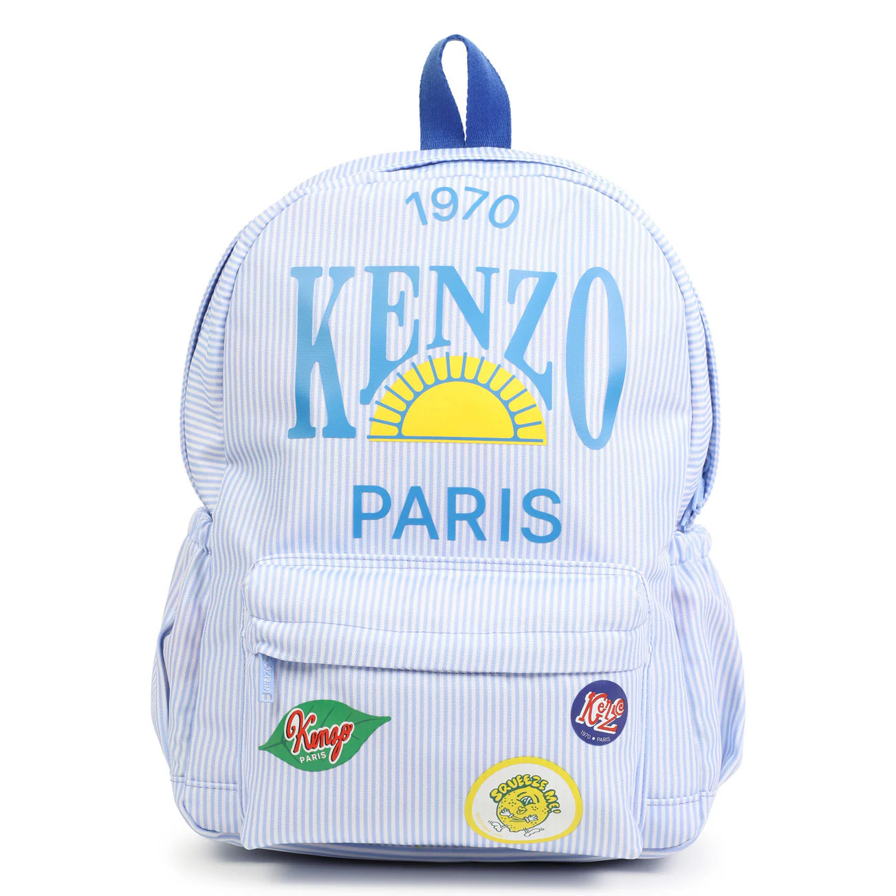 Kenzo Pale Blue Sun Logo Backpack