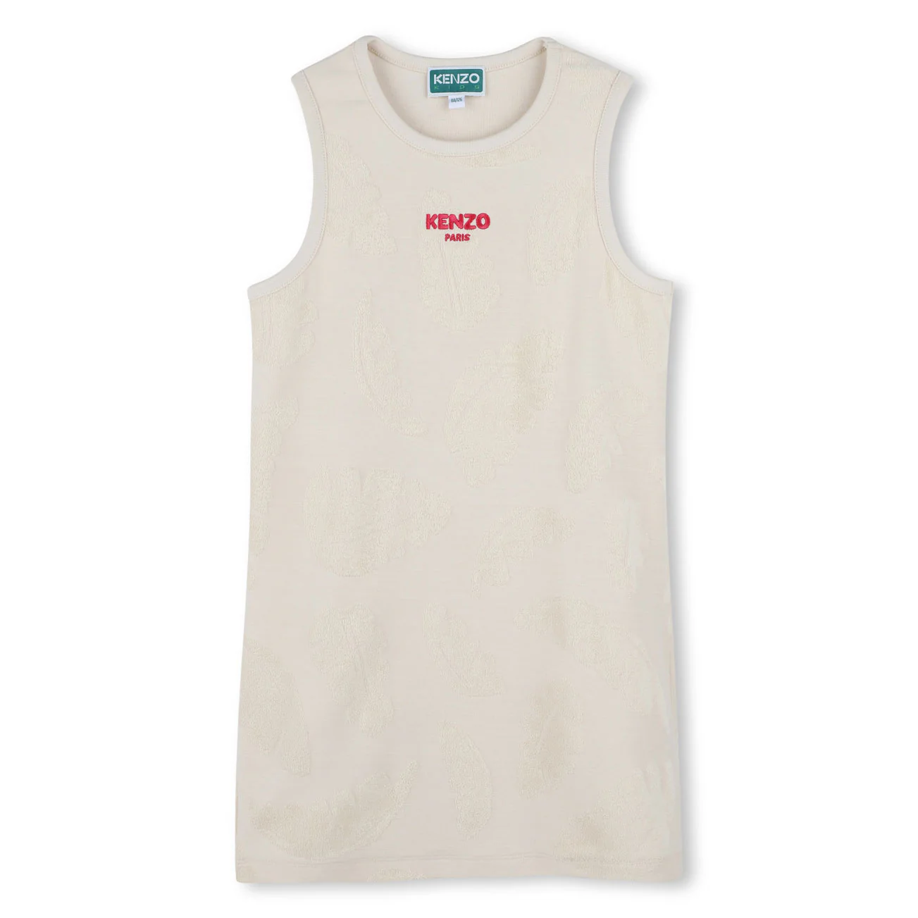 Kenzo Sand Terry Sleeveless Dress
