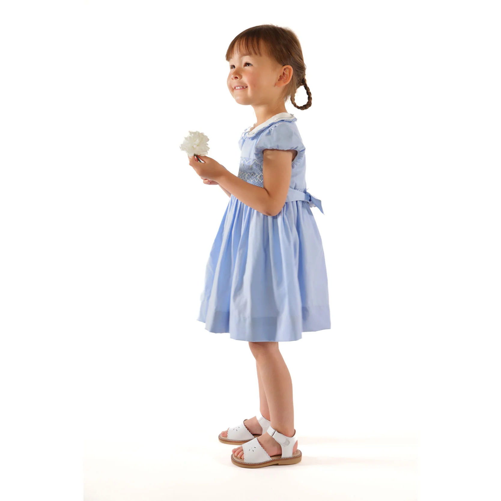 Kidiwi Cornflower Heloise Smocked Dress - Image 5