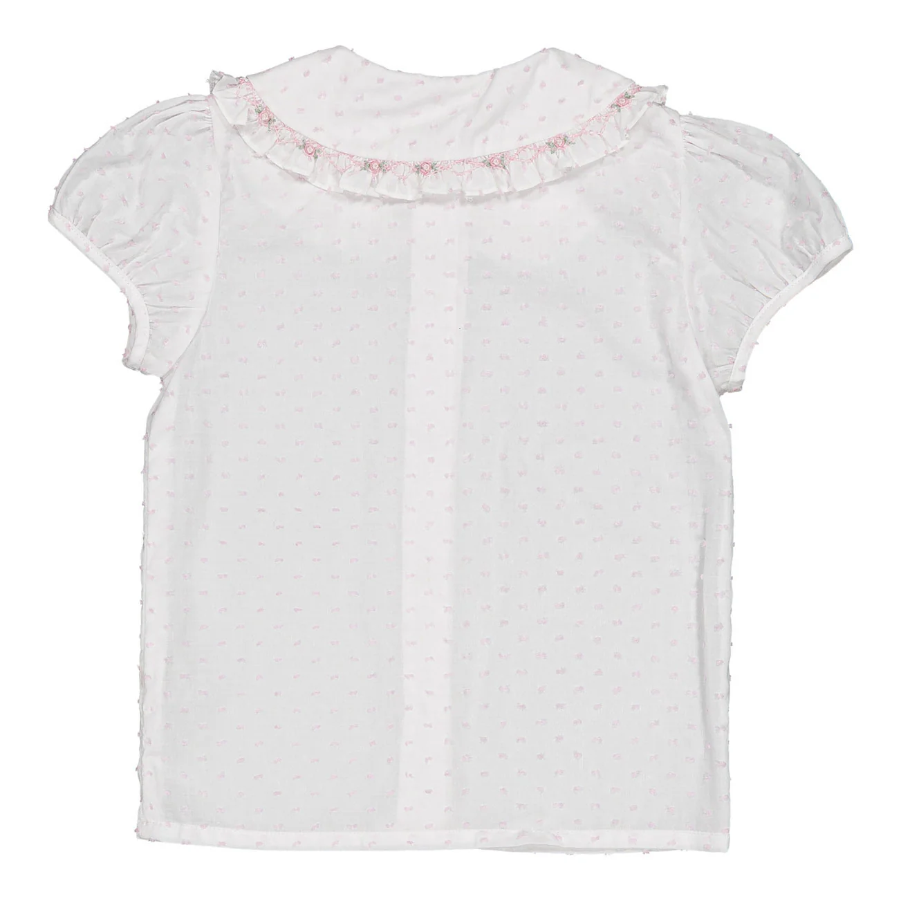 Kidiwi Pink Plumetis Lorena Blouse - Image 2
