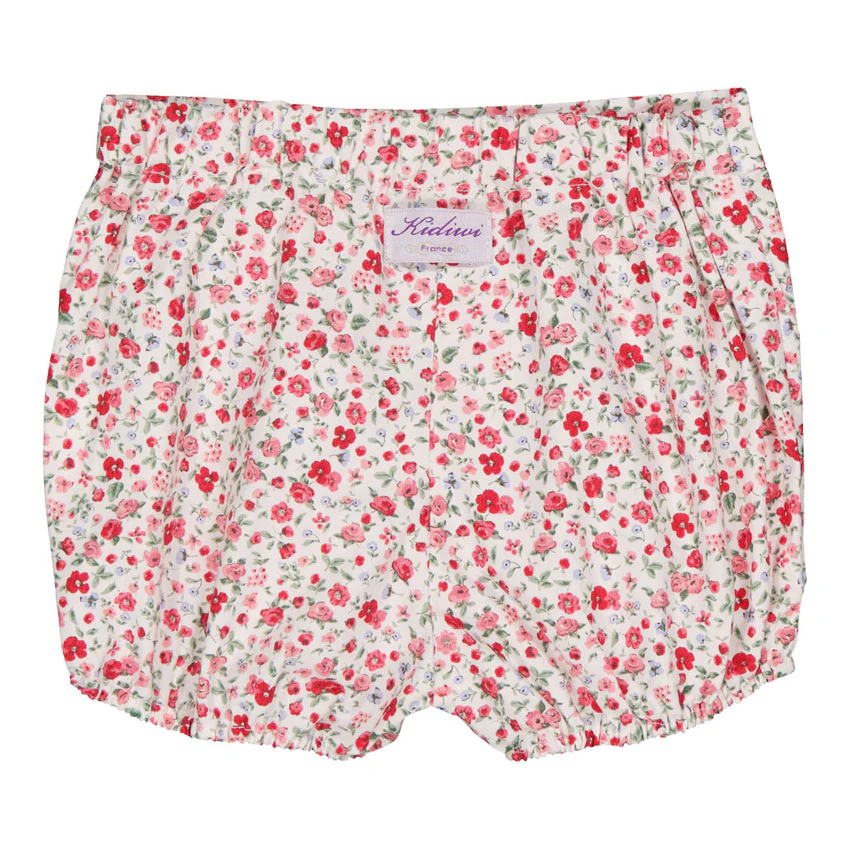 Kidiwi Small Red Flower Print Pacome Bloomer - Image 2