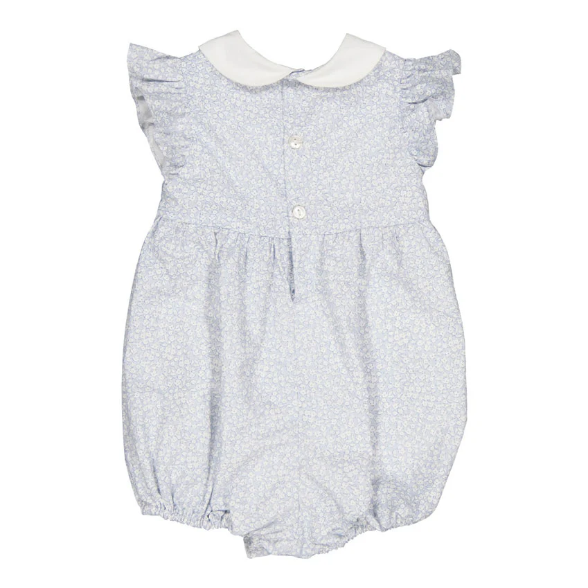 Kidiwi Small Sky Blue Print Julyne Romper - Image 2