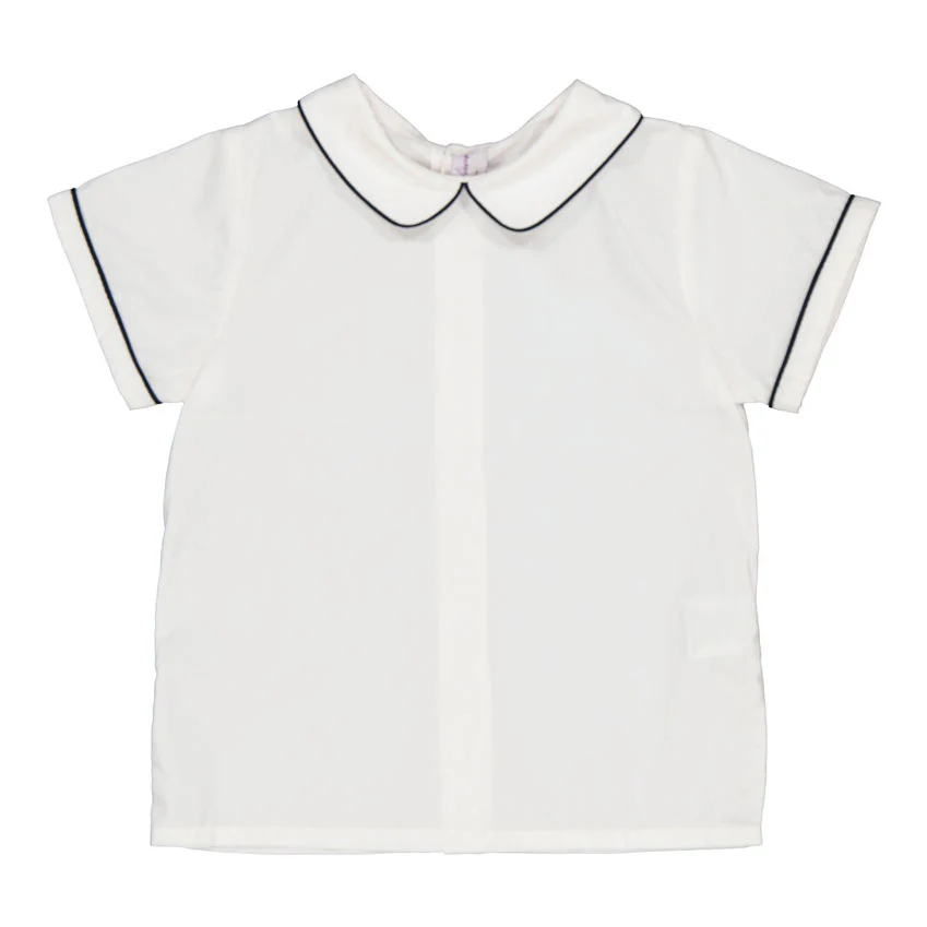 Kidiwi White Poplin Clovis Shirt