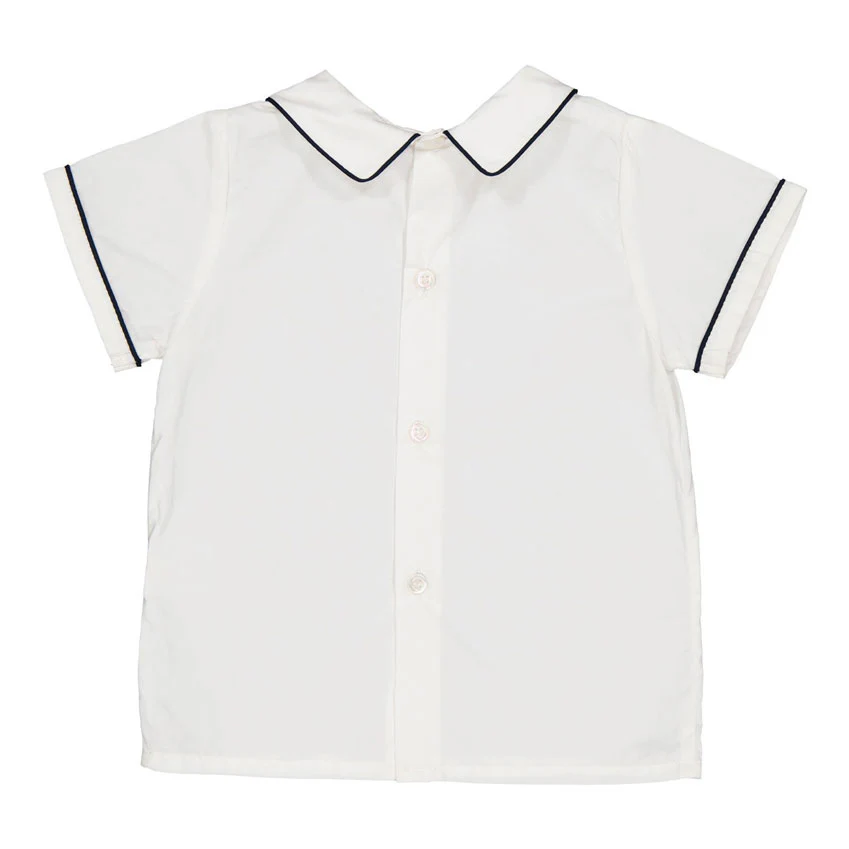 Kidiwi White Poplin Clovis Shirt - Image 2