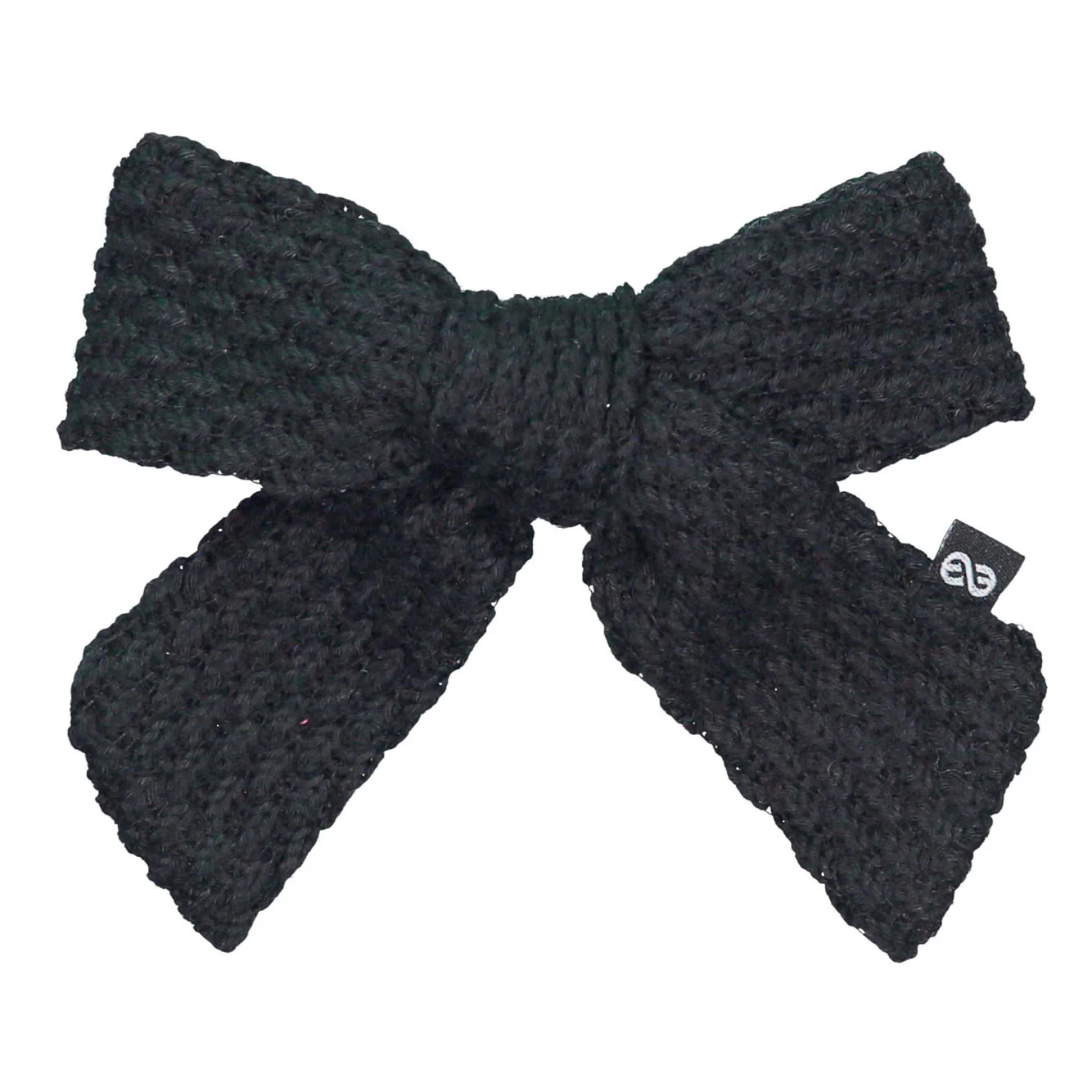 Knot Hairbands  Black Knitted Bow Clip