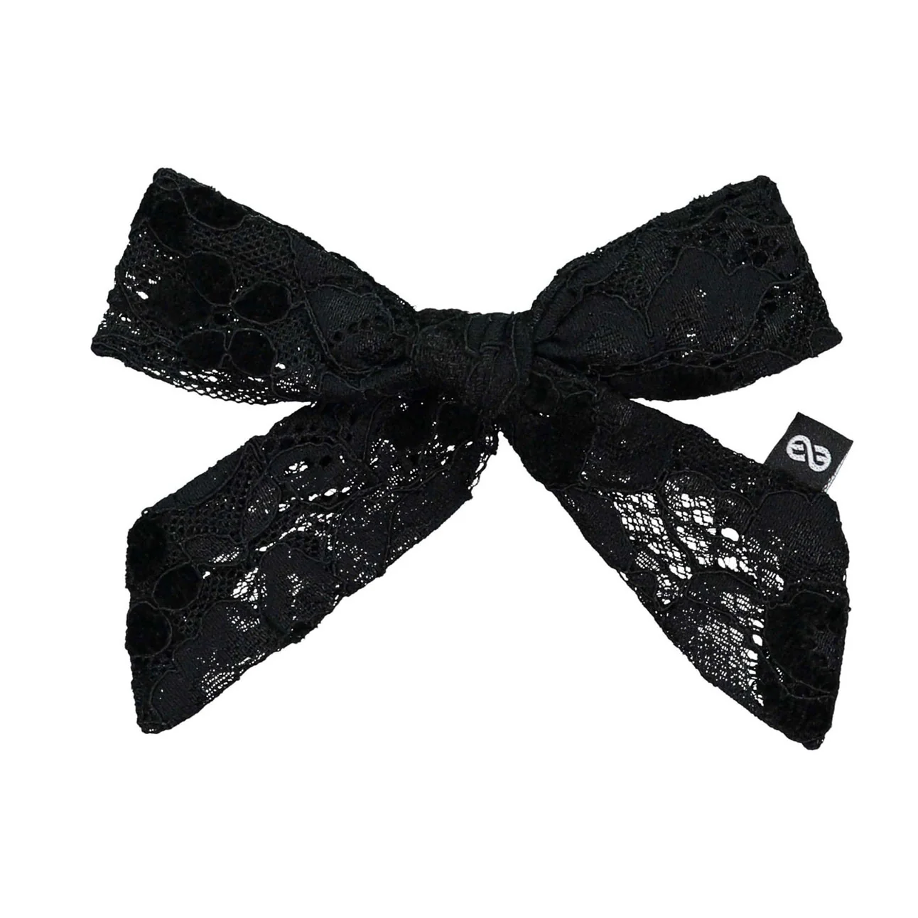 Knot Hairbands  Black Lace Petite Bow