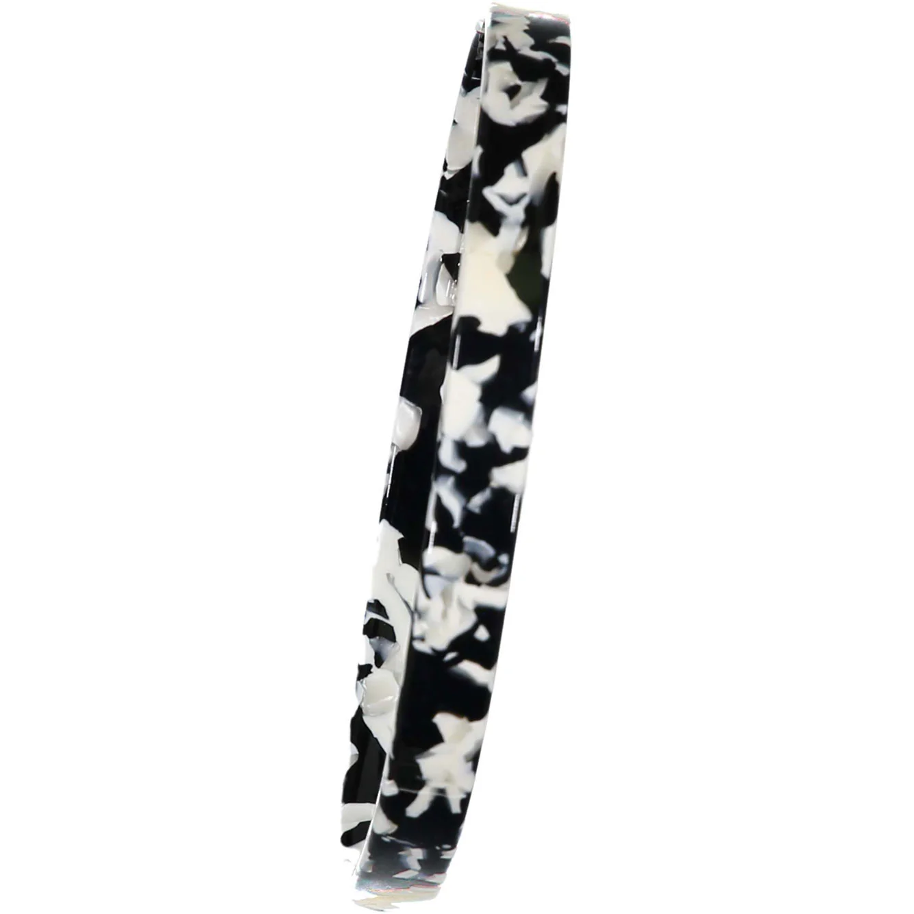 Knot Hairbands Black Marbleized Headband