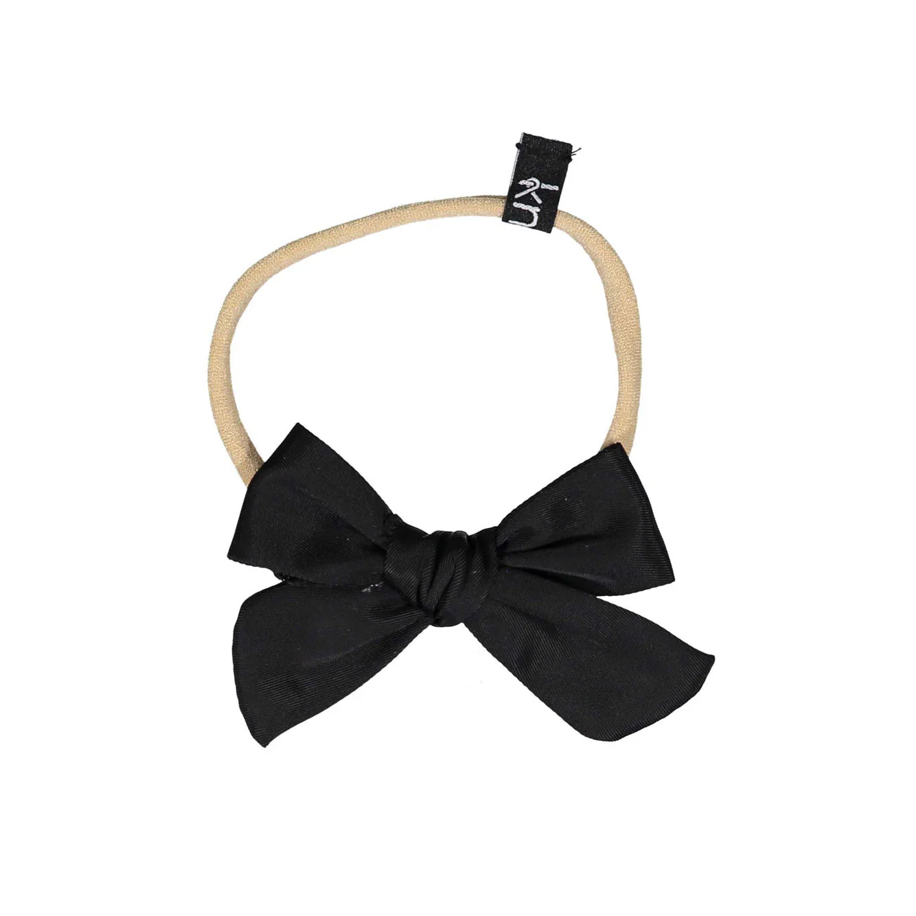 Knot Hairbands Black Satin Bow Band