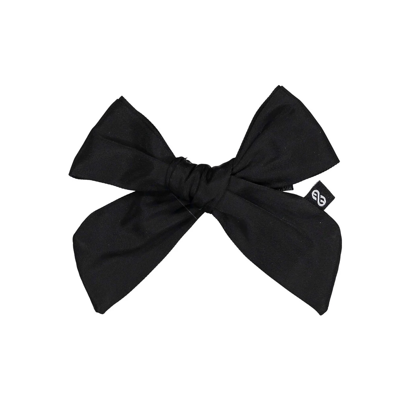 Knot Hairbands Black Satin Petite Bow