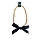 Knot Hairbands Black Velvet Trim Band