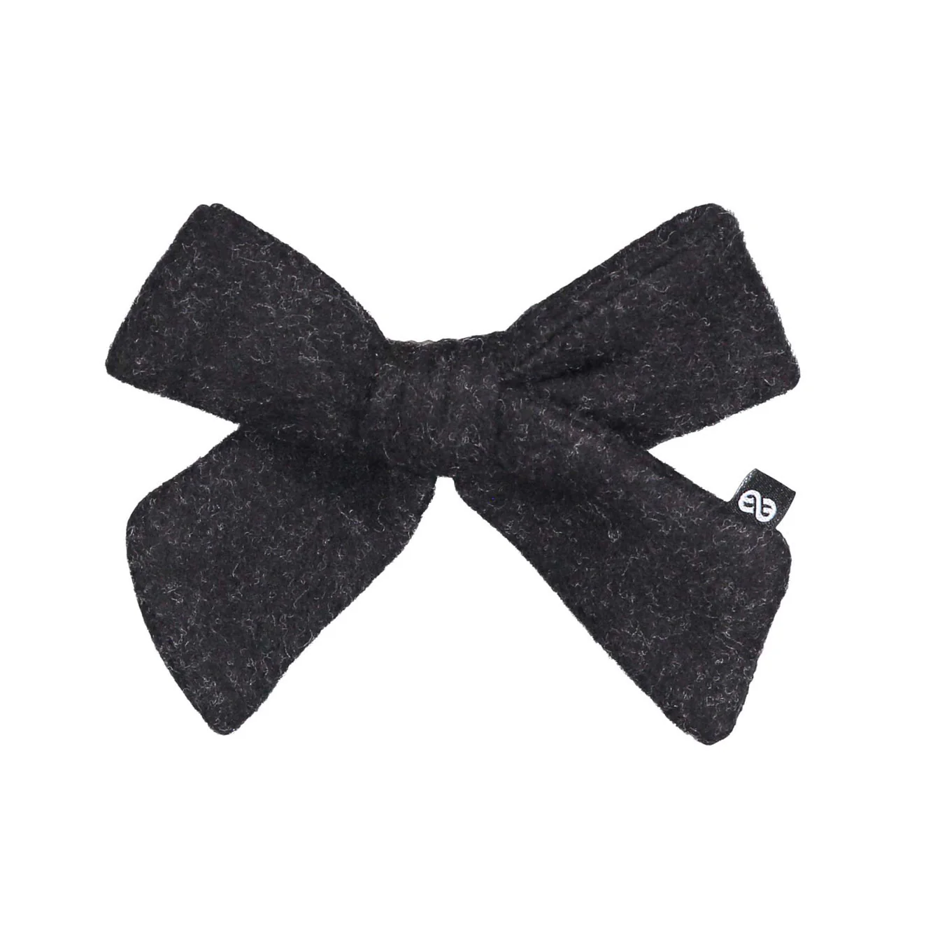 Knot Hairbands Black Woolen Bow