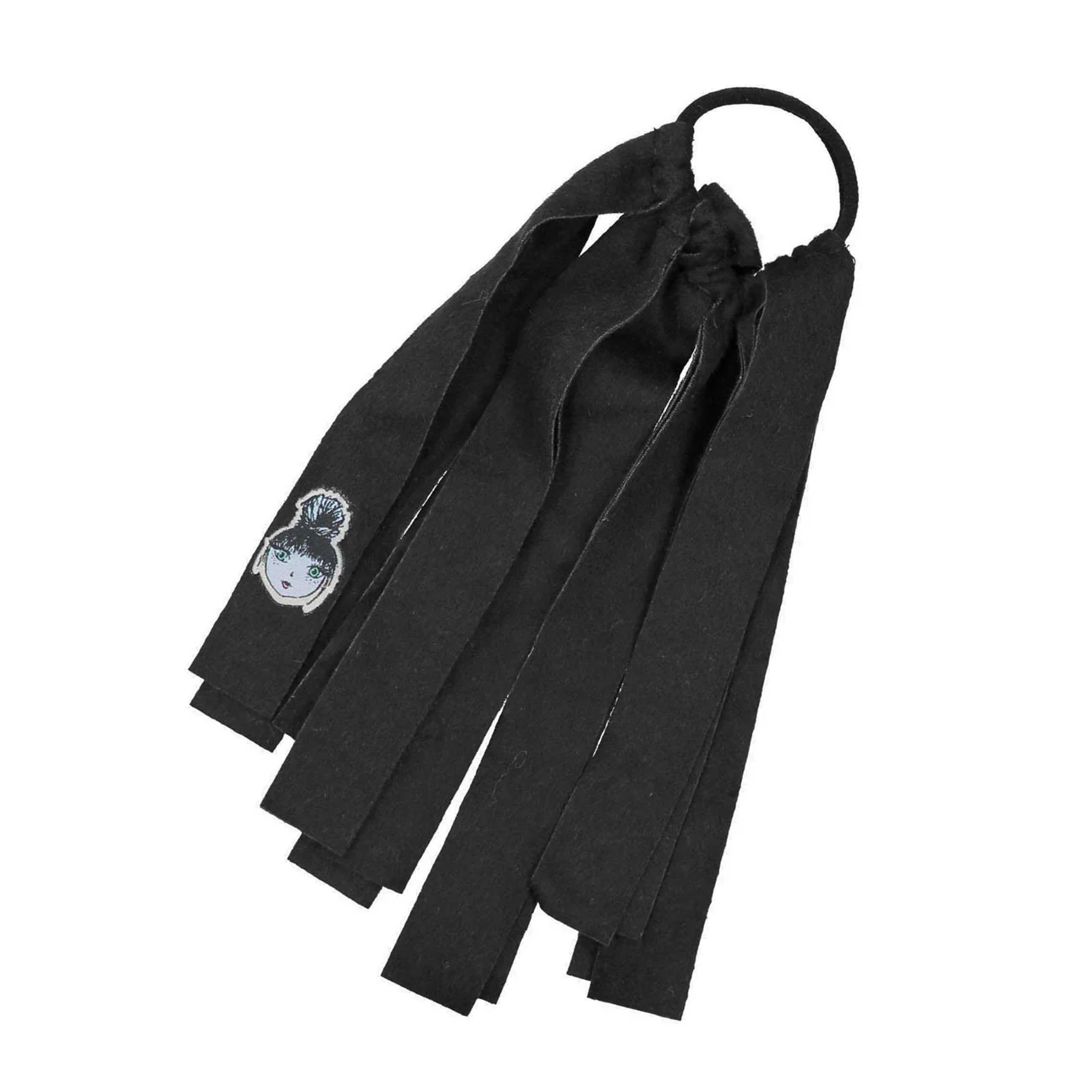 Knot Hairbands  Black Woolly Hair Tie
