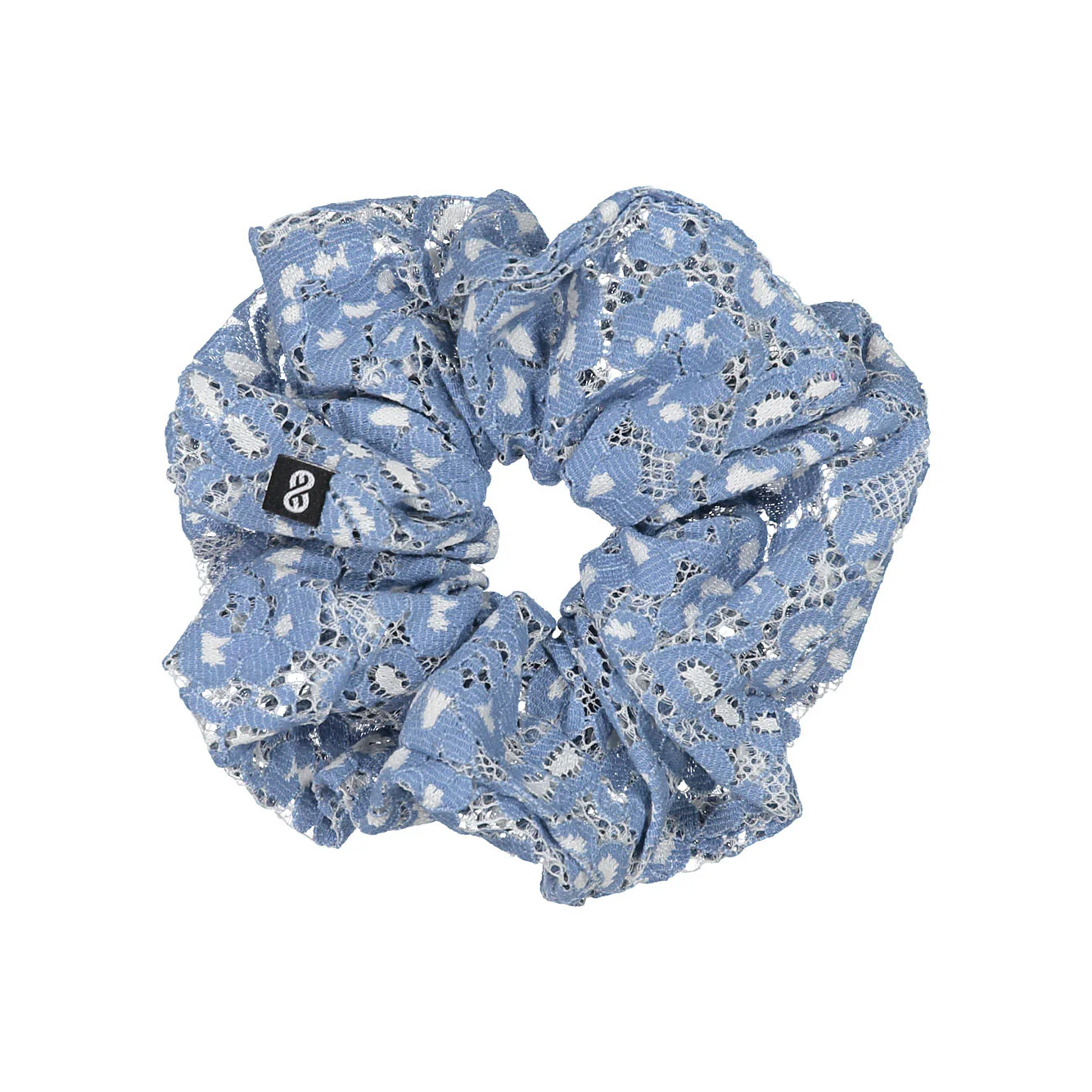 Knot Hairbands  Blue Chantilly Scrunchie