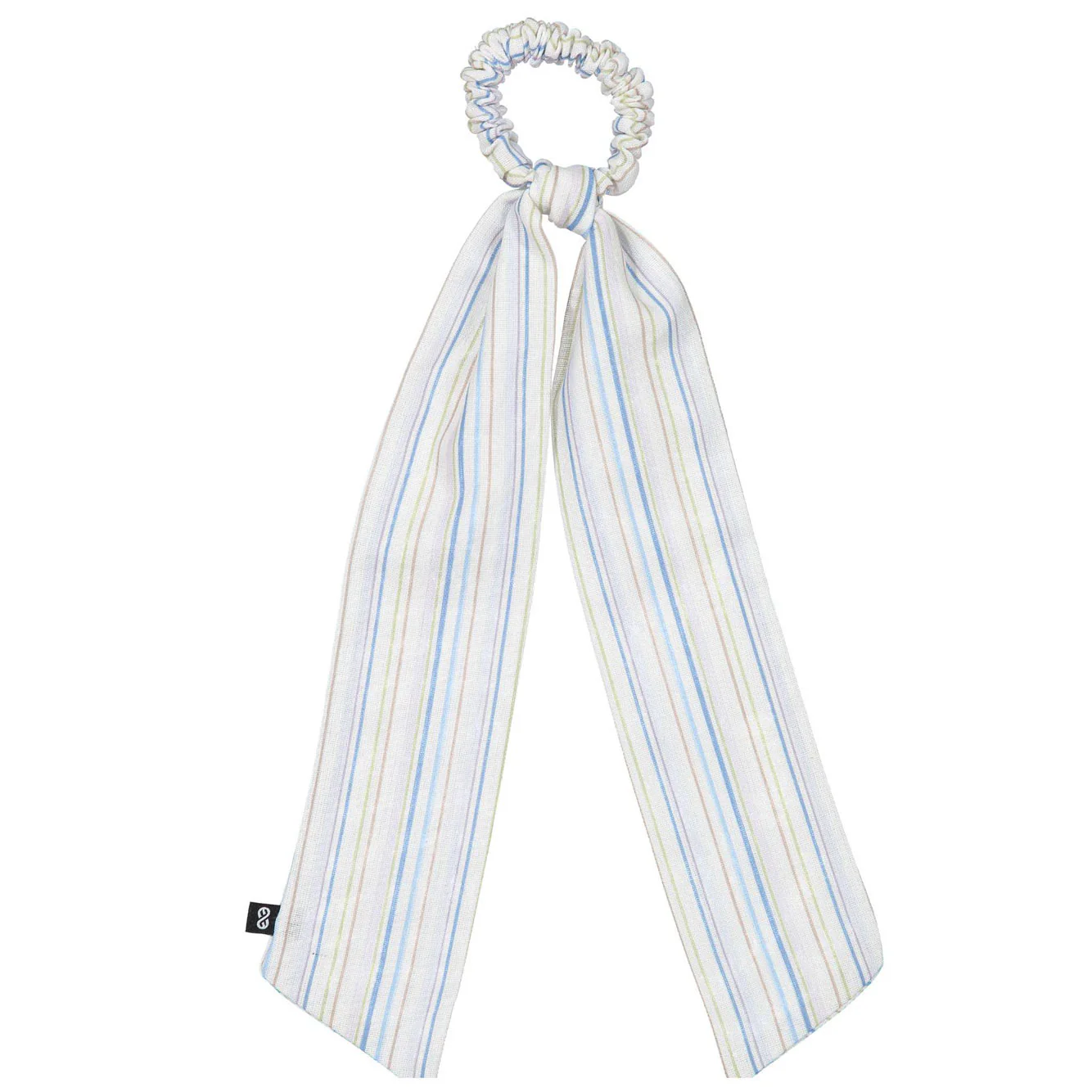 Knot Hairbands  Blue Stripe Coastal Scrunchie