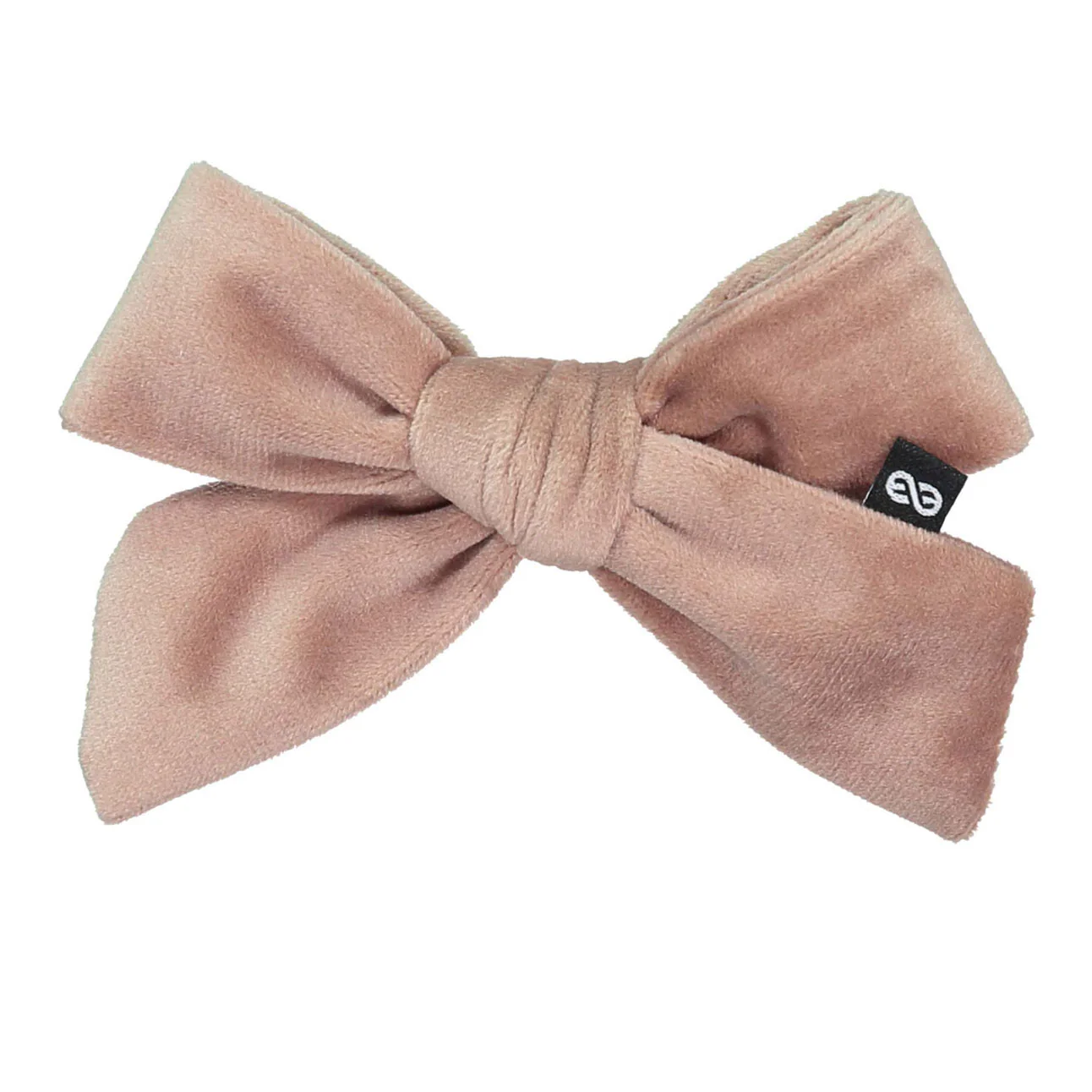 Knot Hairbands  Blush Felted Velvet Bow Clip
