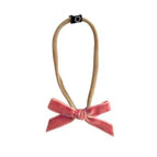 Knot Hairbands Blush Velvet Trim Band