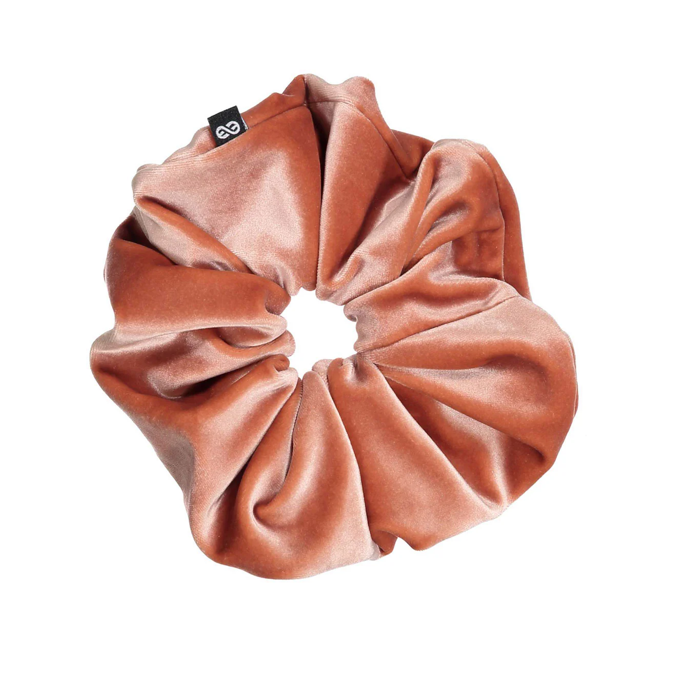Knot Hairbands Blush Velveteen Scrunchie