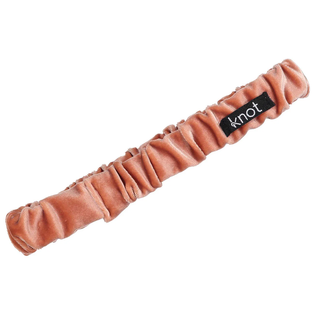 Knot Hairbands Blush Velveteen Wrap