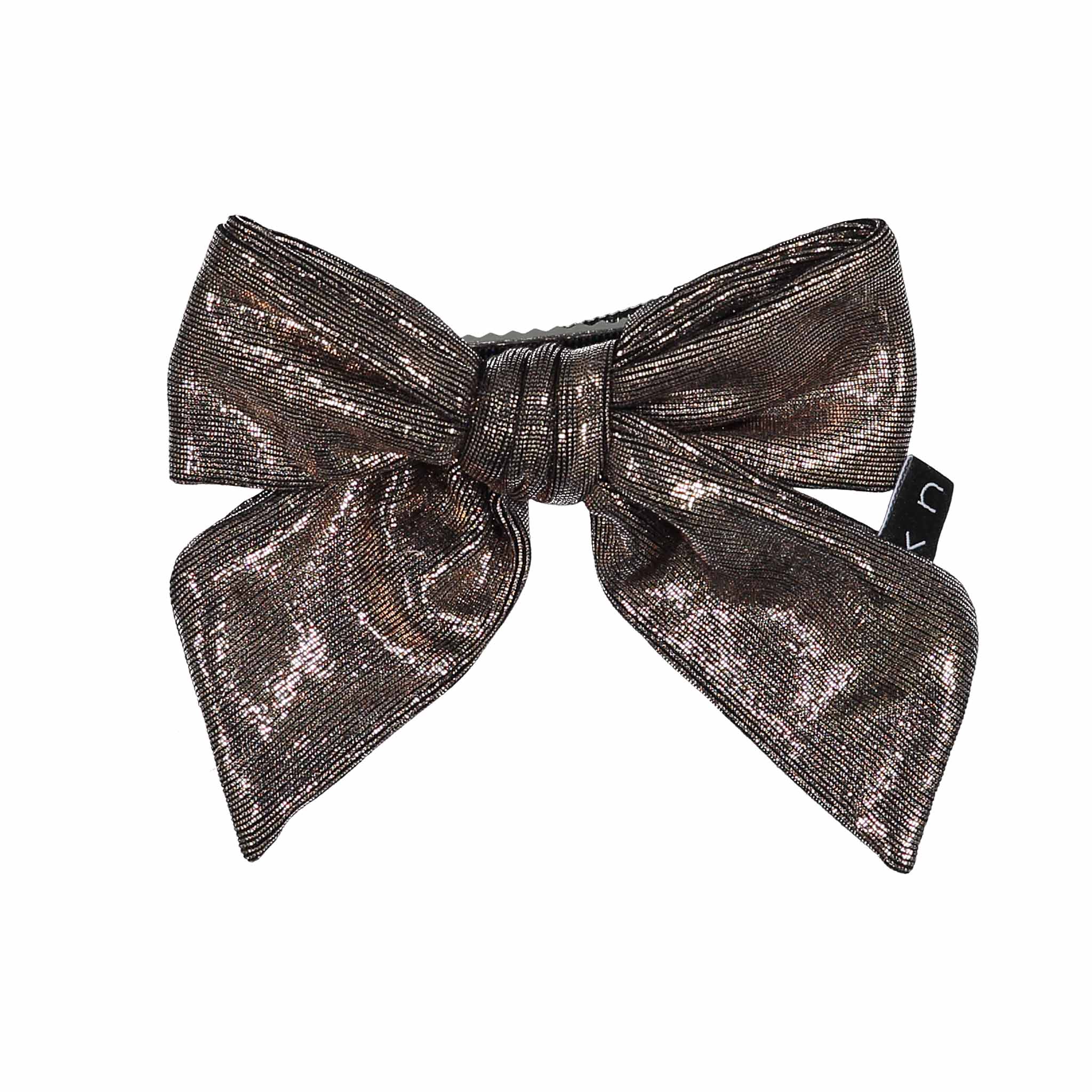 Knot Hairbands Bronze Glimmer Bow Clip