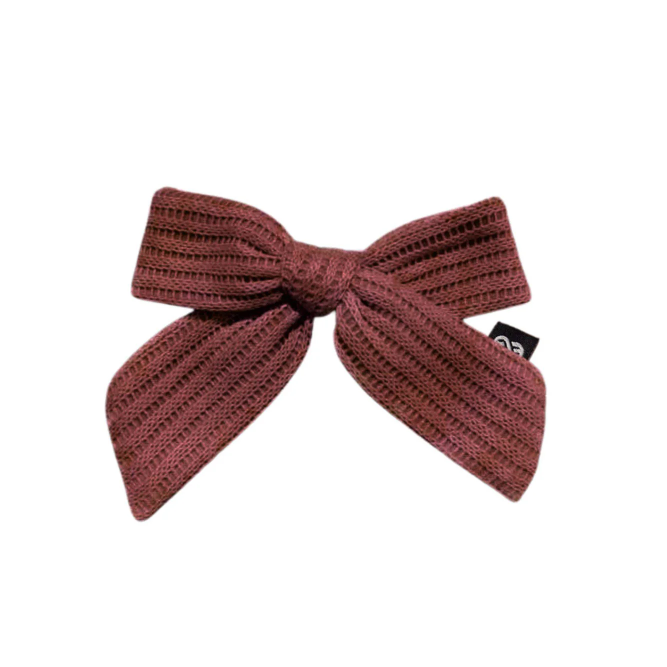 Knot Hairbands Burgundy Sweater Clip