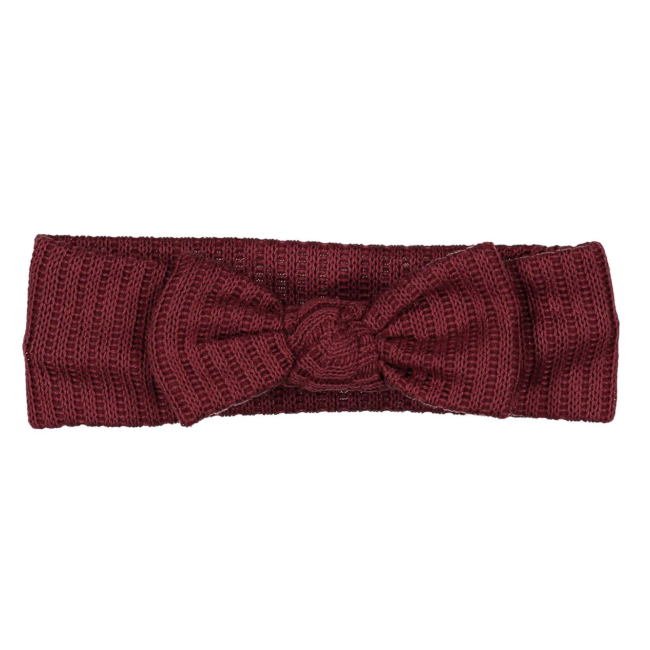 Knot Hairbands Burgundy Sweater Headwrap