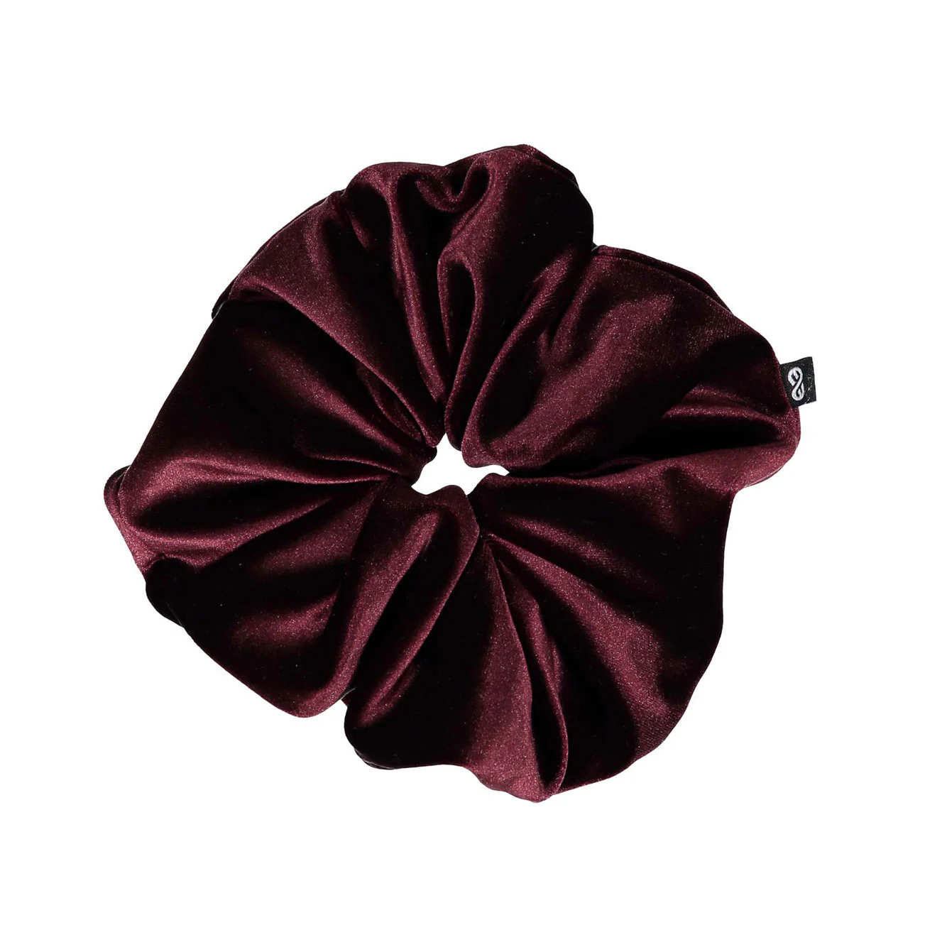 Knot Hairbands Burgundy Velveteen Scrunchie