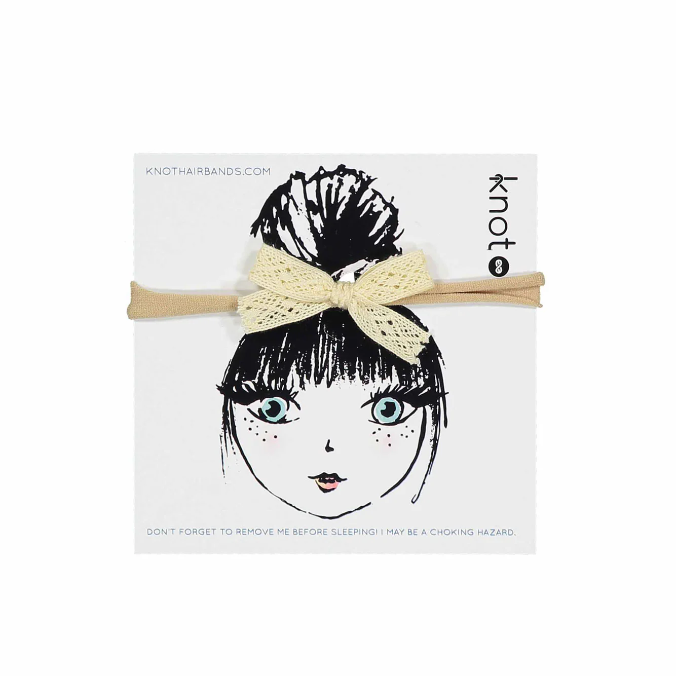 Knot Hairbands Butter Lace Ribbon Bow Band