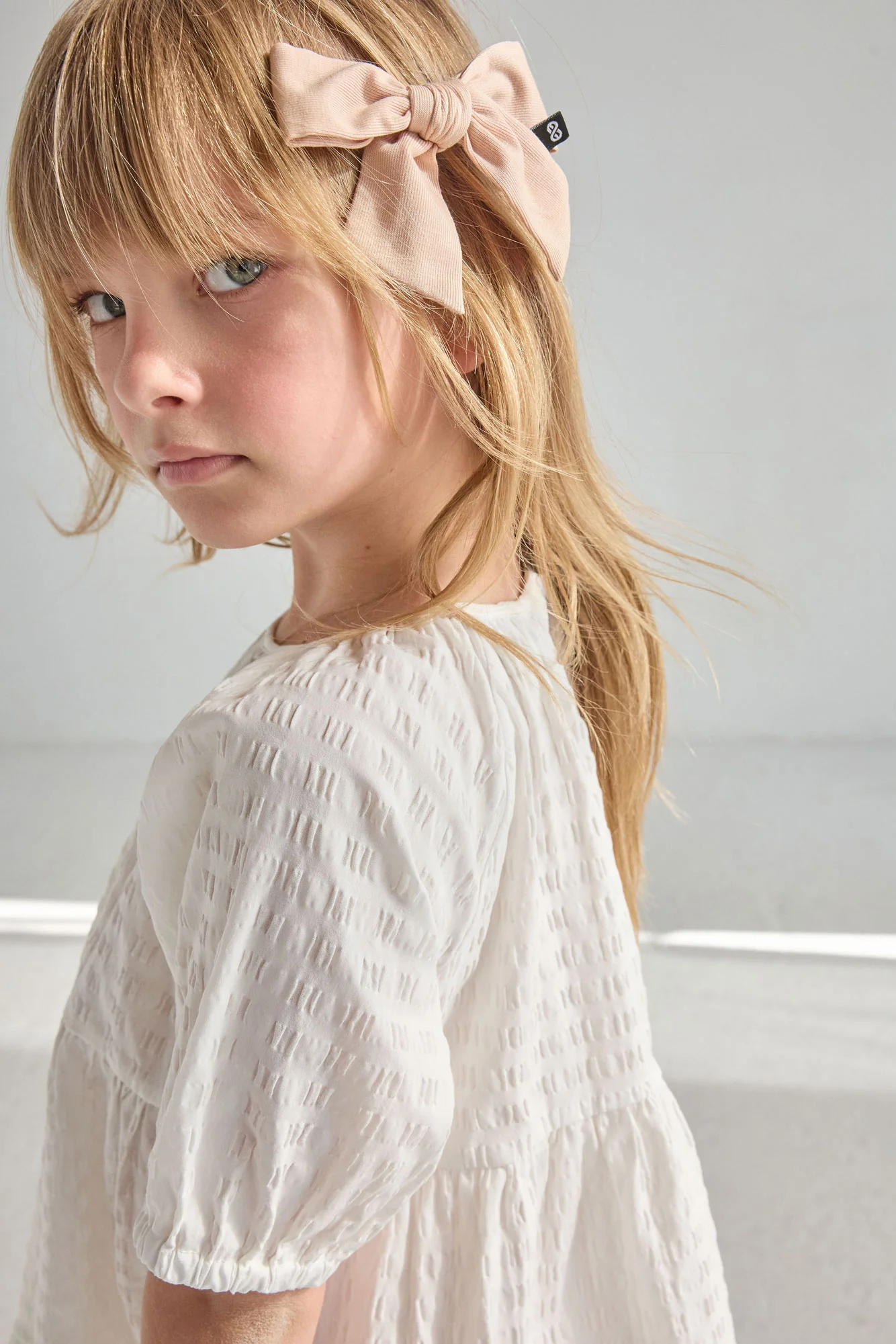 Knot Hairbands Coral Seabreeze Bow - Image 2