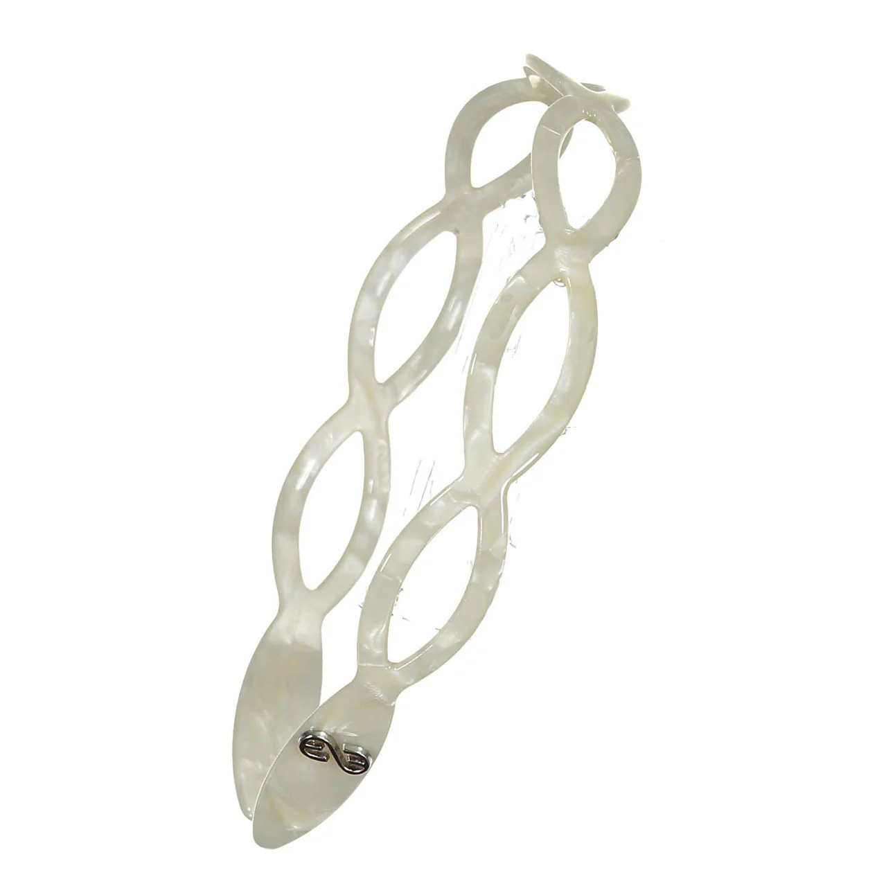 Knot Hairbands  Cream Glass Seaglass Headband