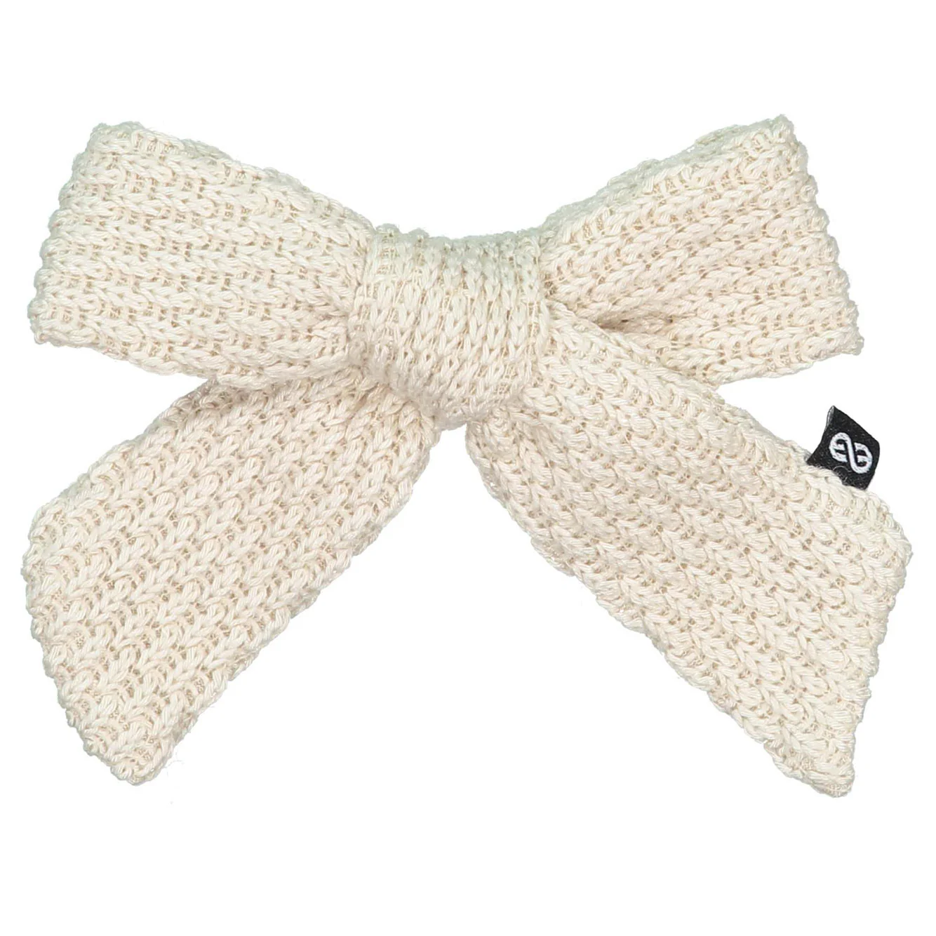 Knot Hairbands  Cream Knitted Bow Clip