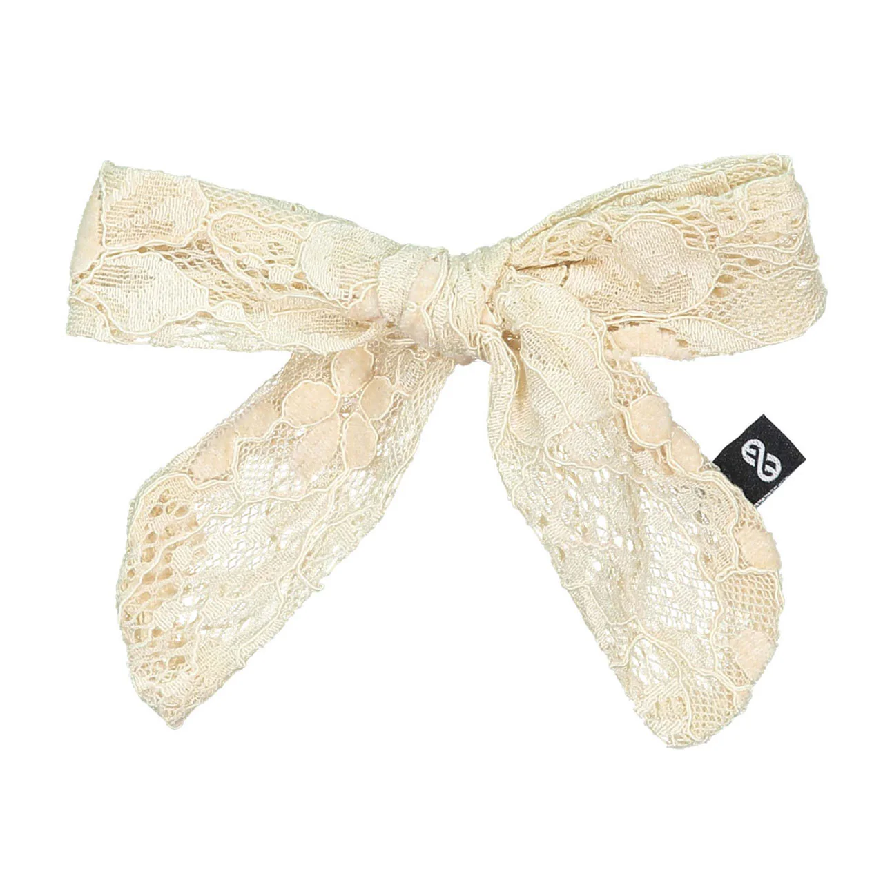Knot Hairbands  Cream Lace Petite Bow