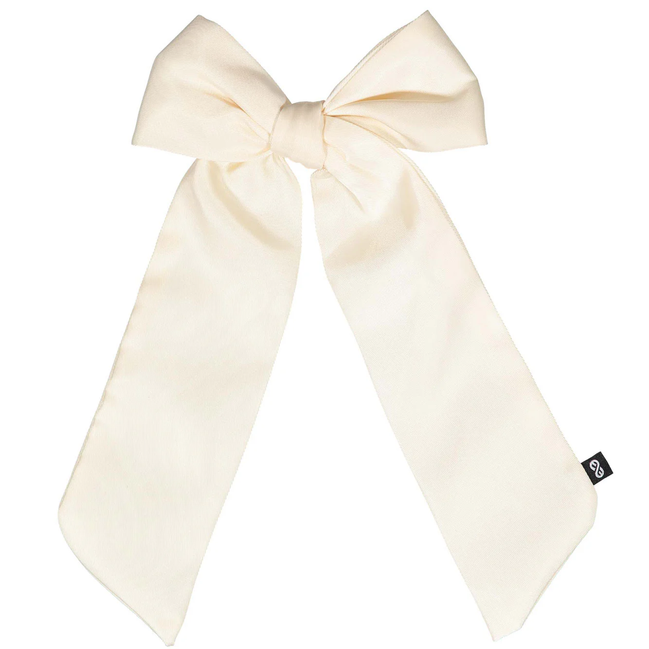 Knot Hairbands Cream Satin Long Bow