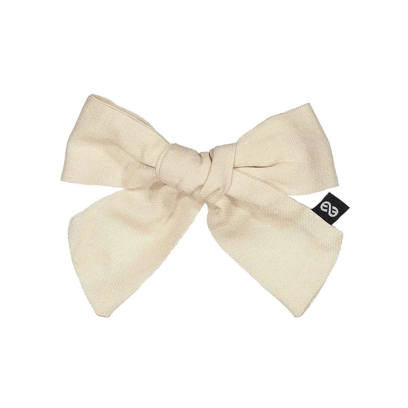 Knot Hairbands Cream Woven Bow Clip