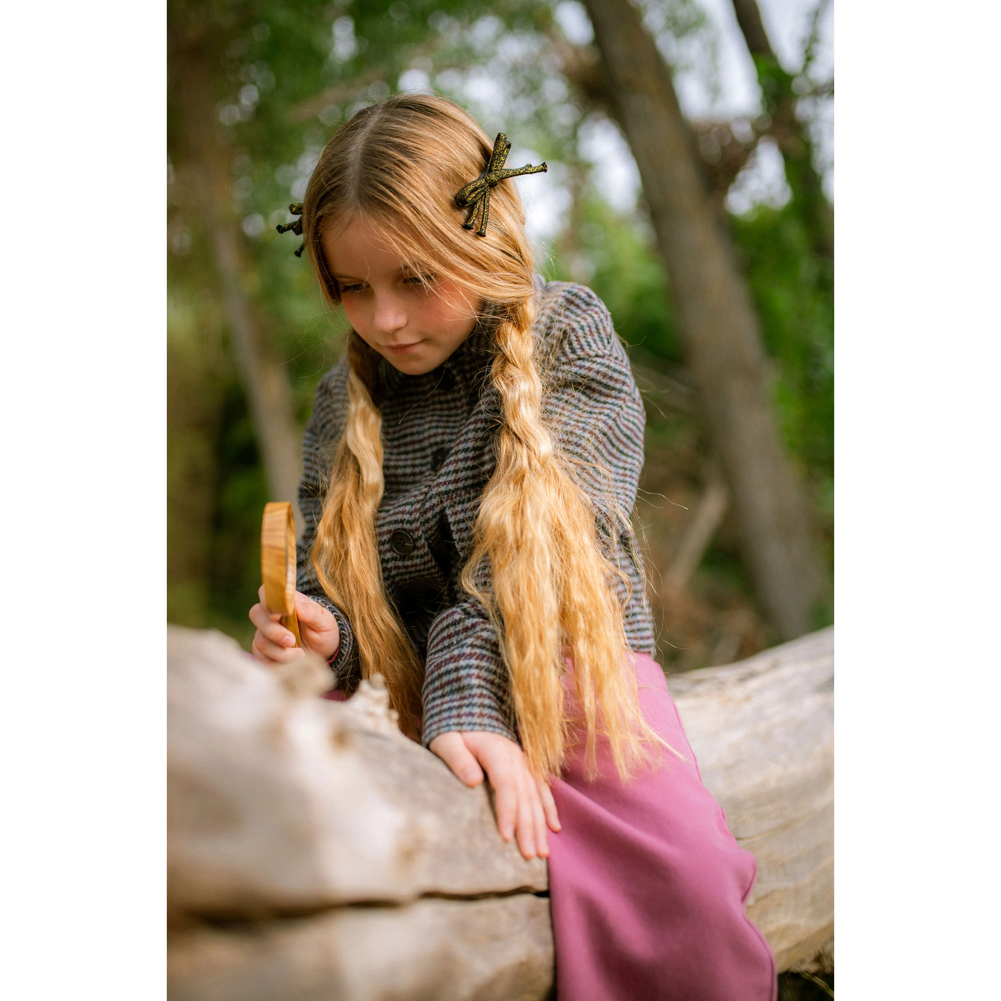 Knot Hairbands Gold Corded Mini Bow Set - Image 3