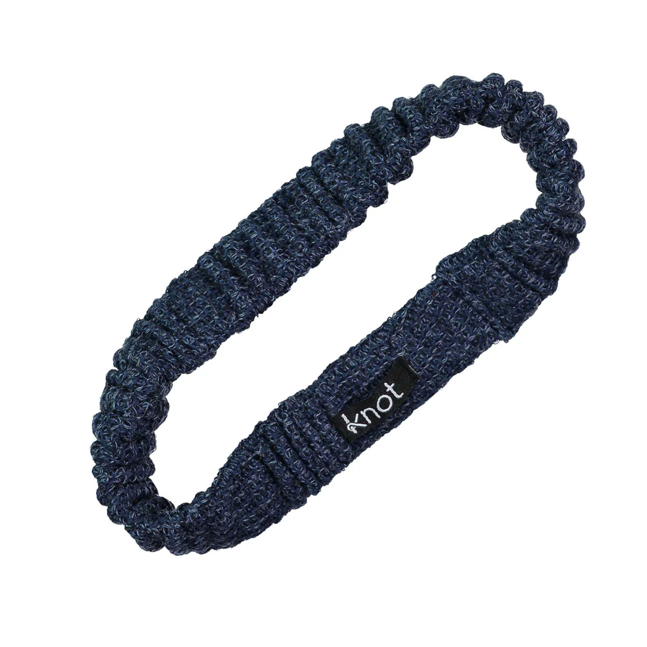 Knot Hairbands  Navy Waffle Headwrap