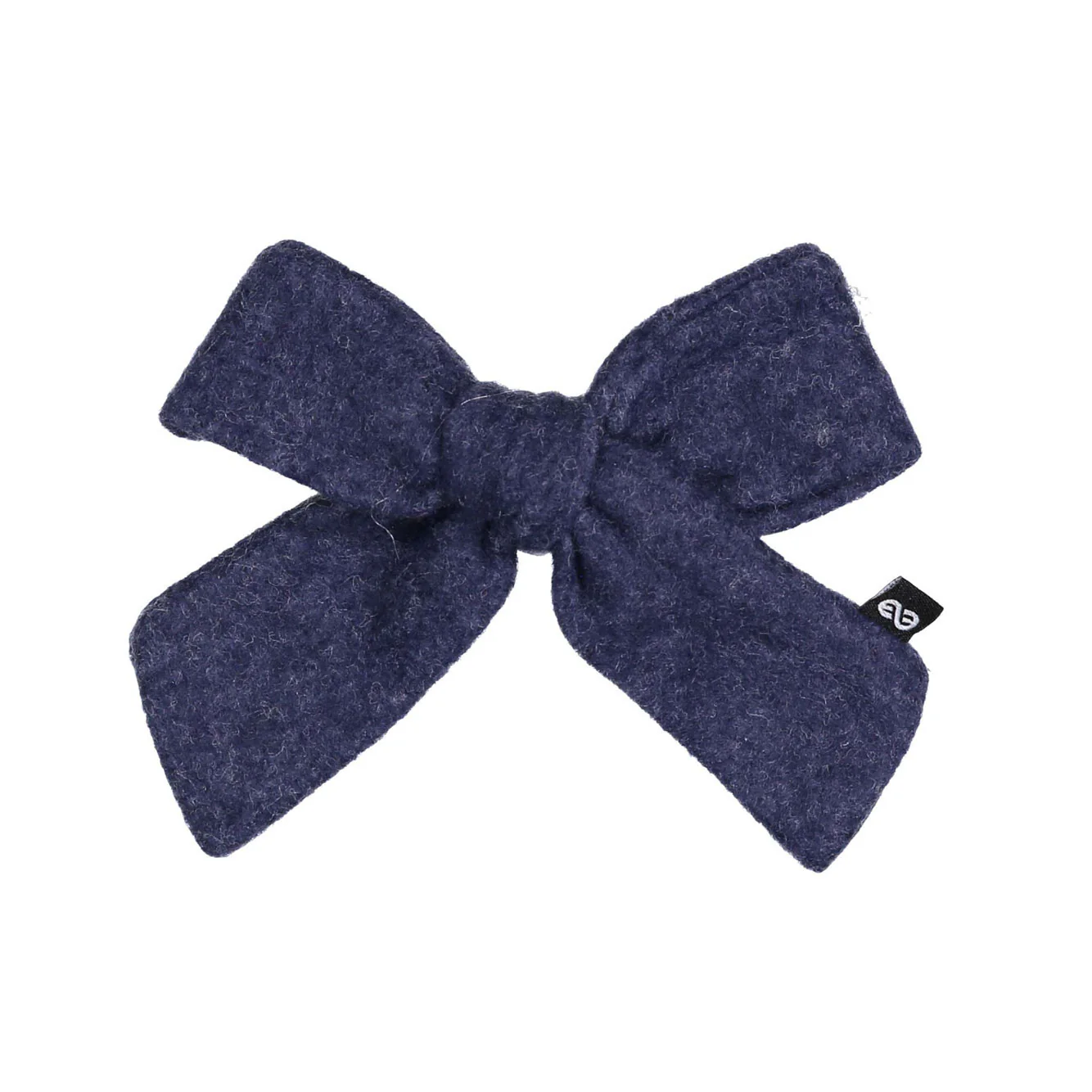 Knot Hairbands Navy Woolen Bow