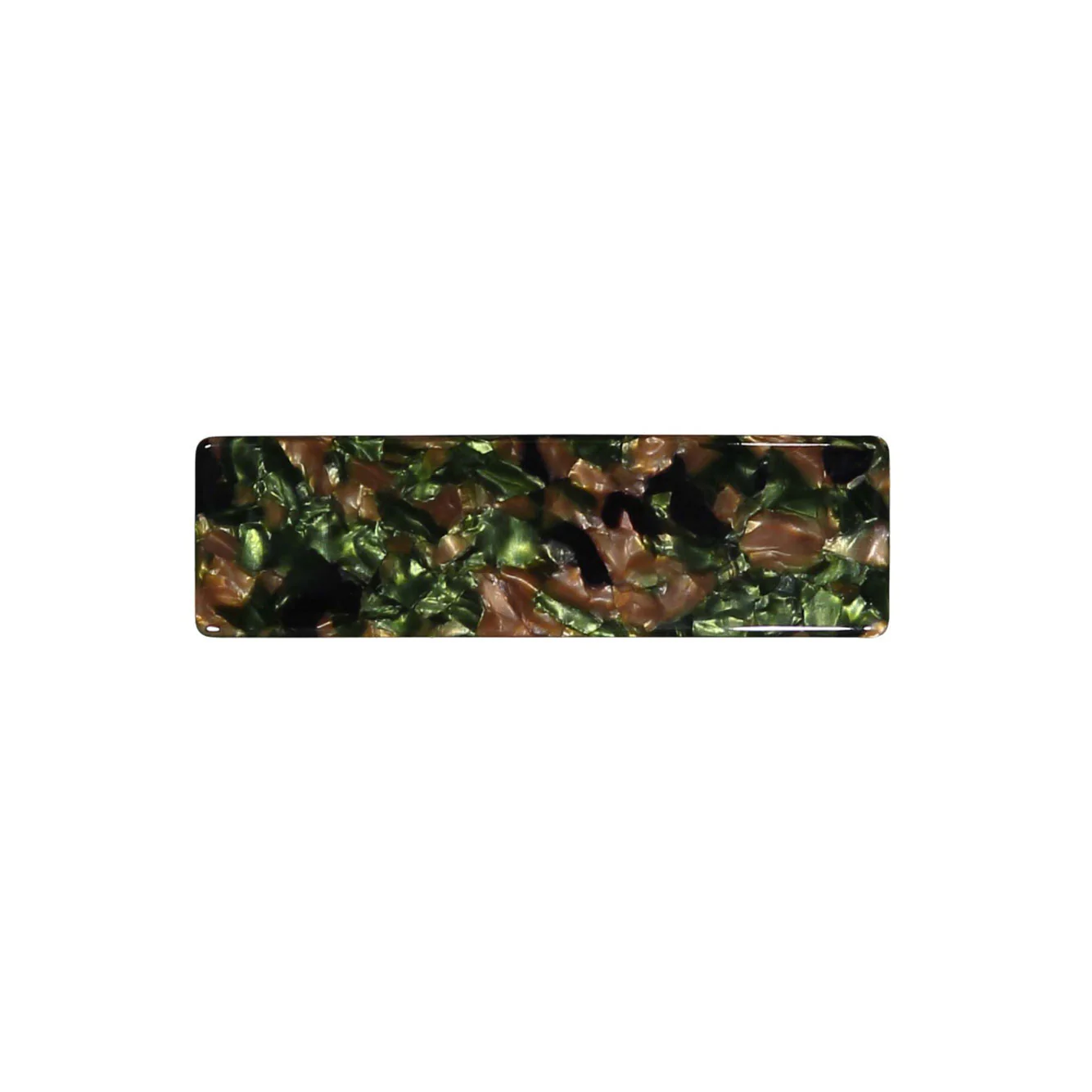 Knot Hairbands Olive Marbleized Barrette